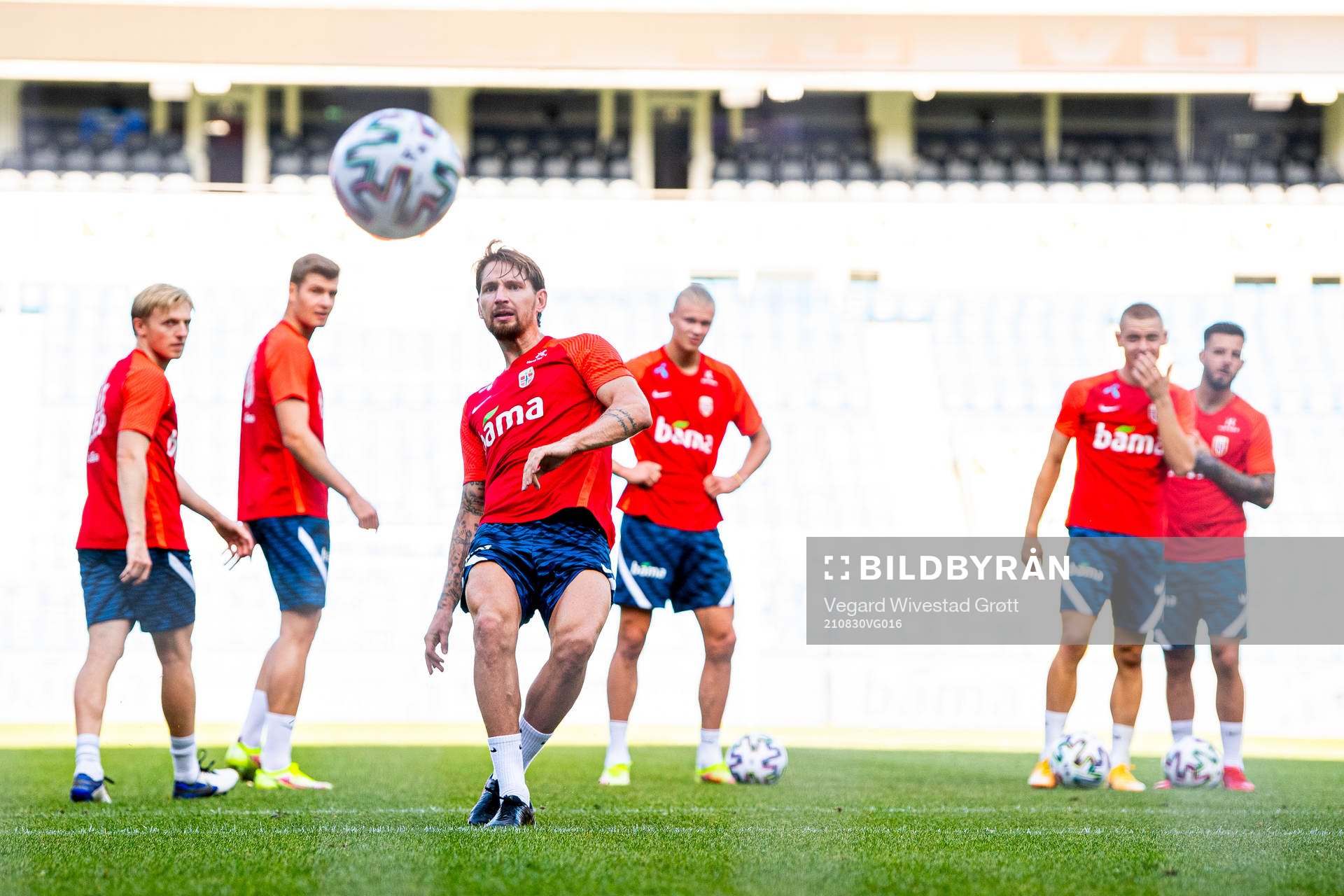 Stefan Strandberg of the Norwegian national football team
