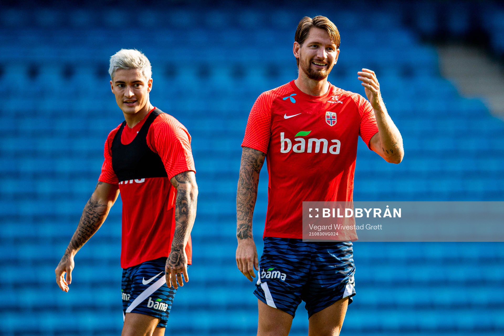 Mathias Normann and Stefan Strandberg of the Norwegian