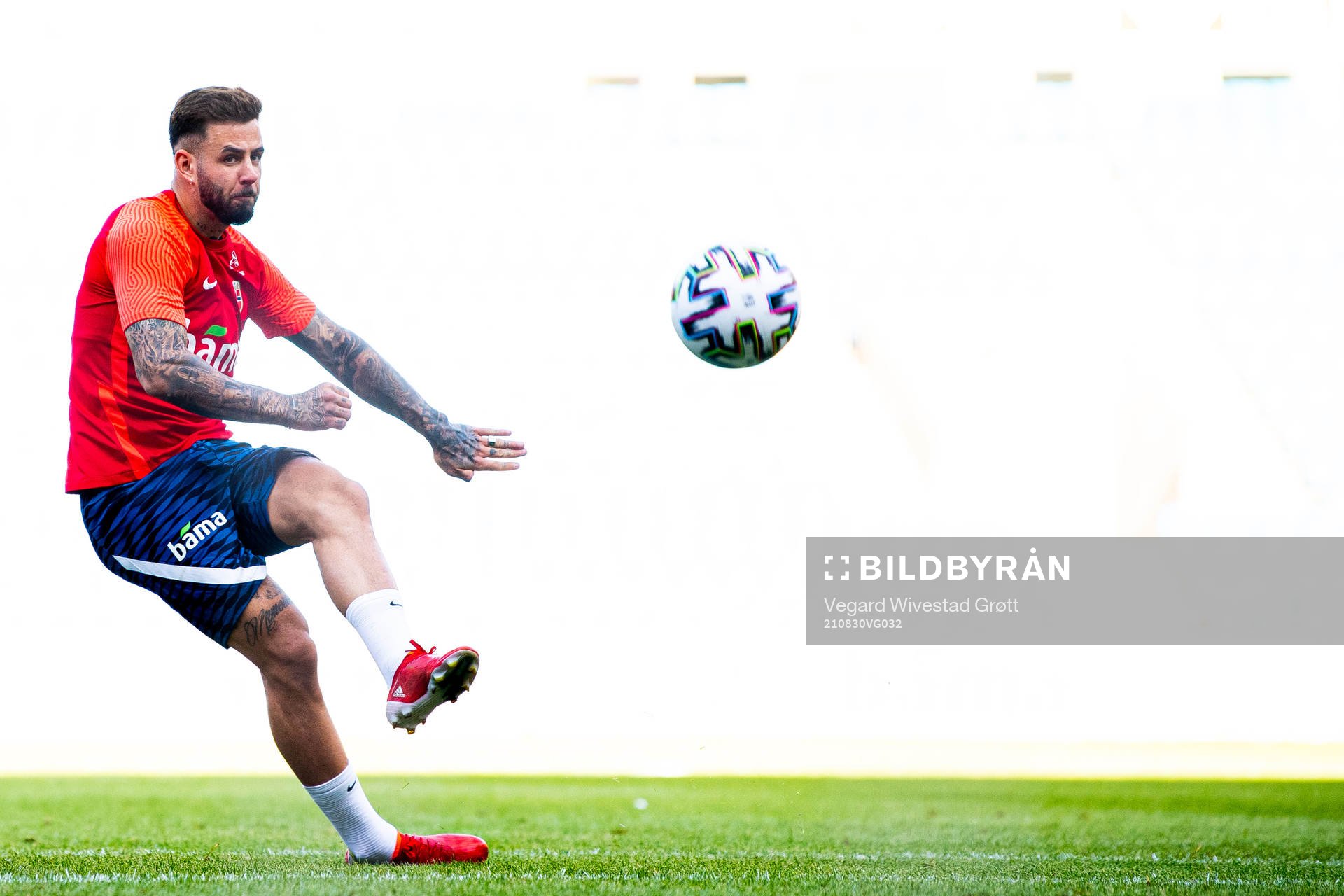 Aron Dønnum of the Norwegian national football team
