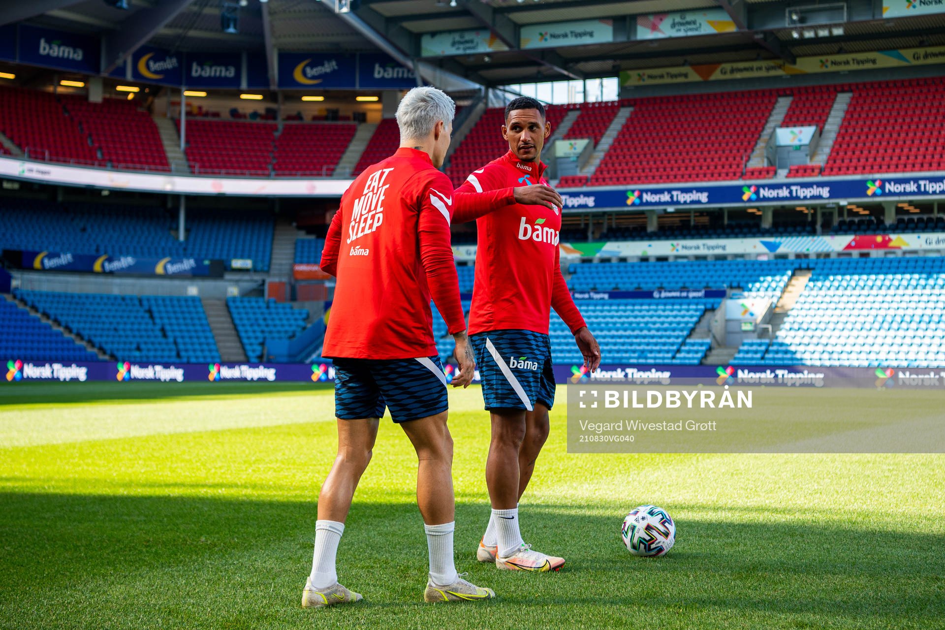 Mathias Normann and Ruben Gabrielsen of the Norwegian