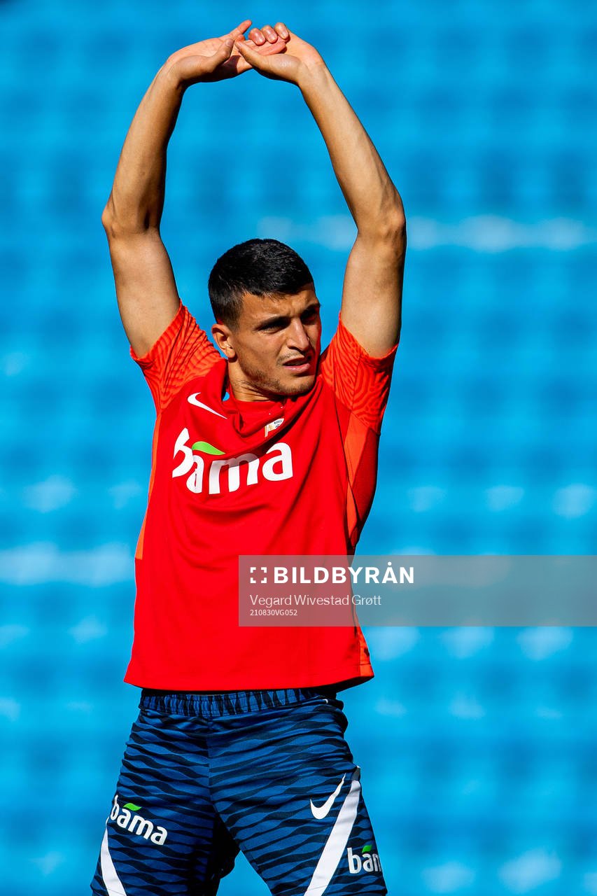 Mohamed Elyounoussi of the Norwegian national football team