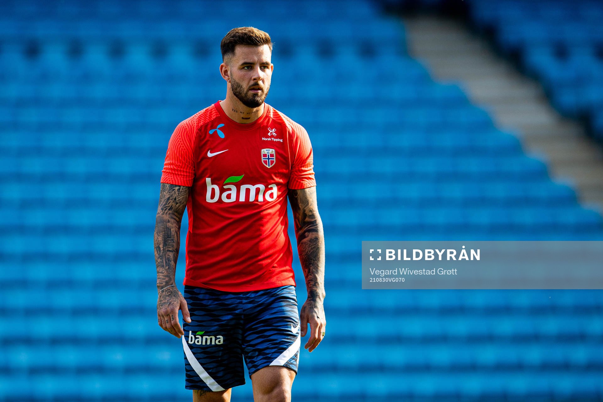 Aron Dønnum of the Norwegian national football team