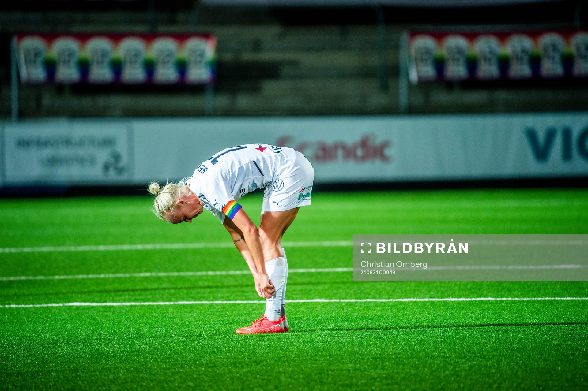 Caroline Seger of Rosengård looks dejected