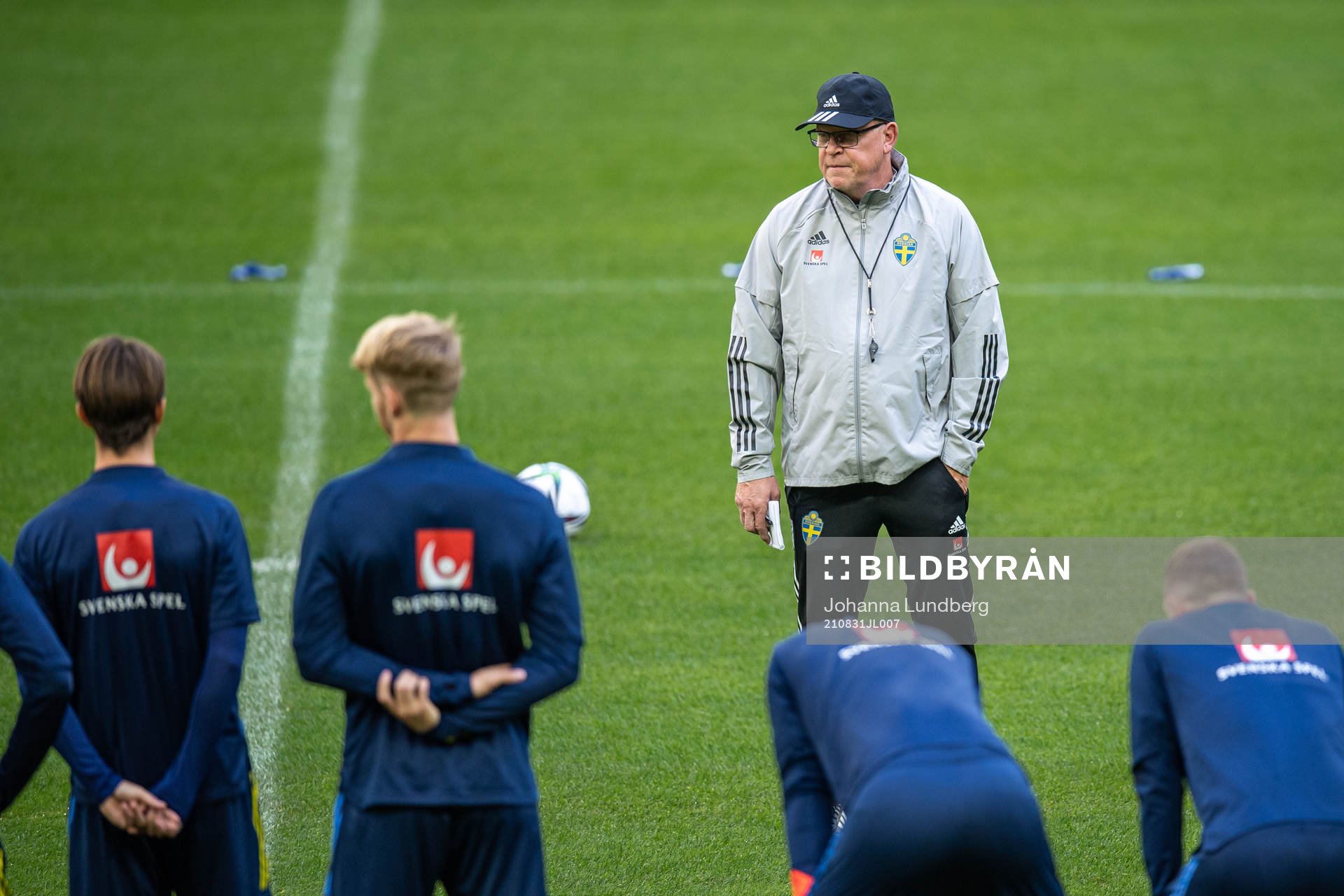 Head coach Janne Andersson of the Swedish national team