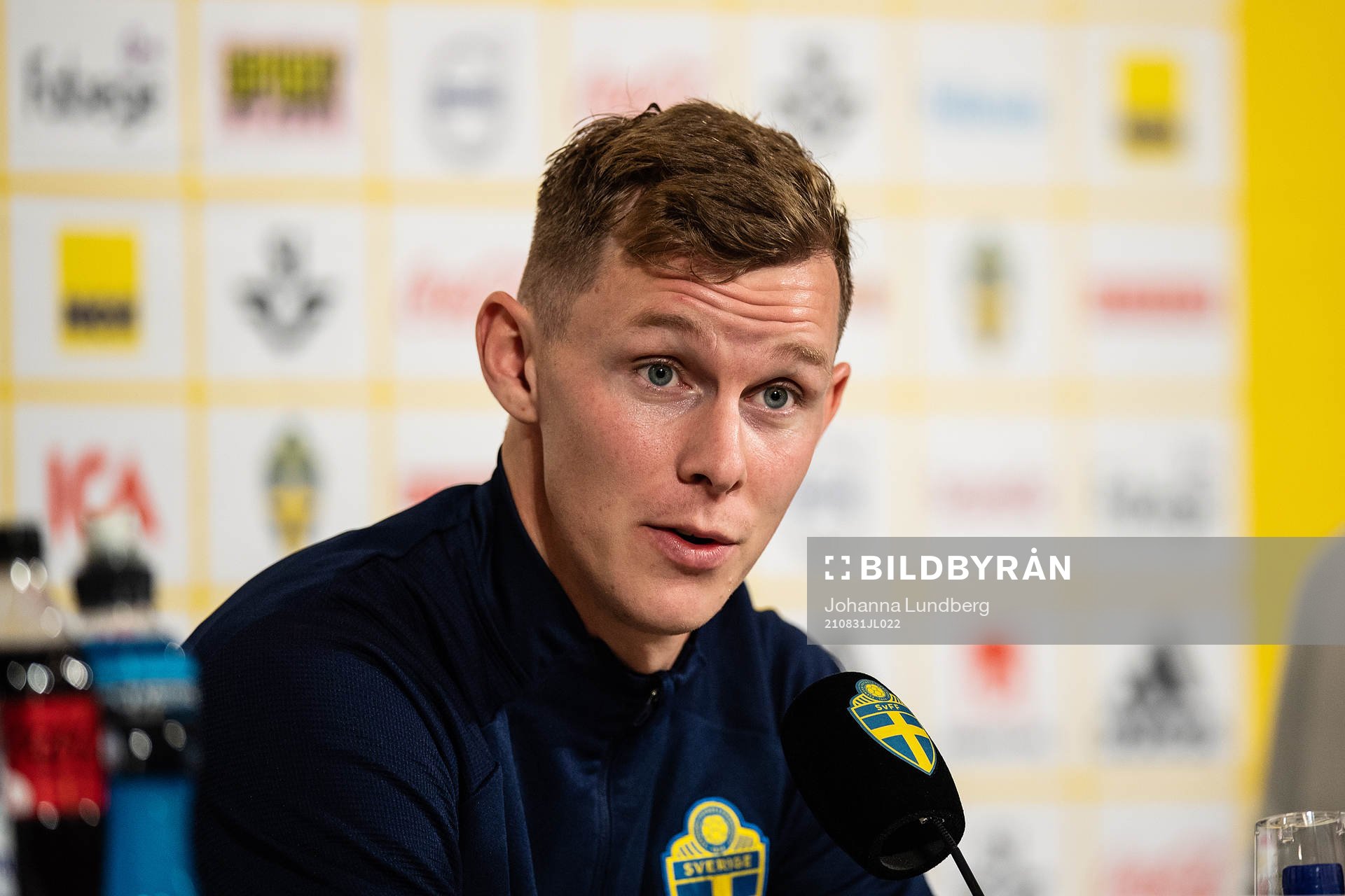 Emil Krafth of the Swedish national team