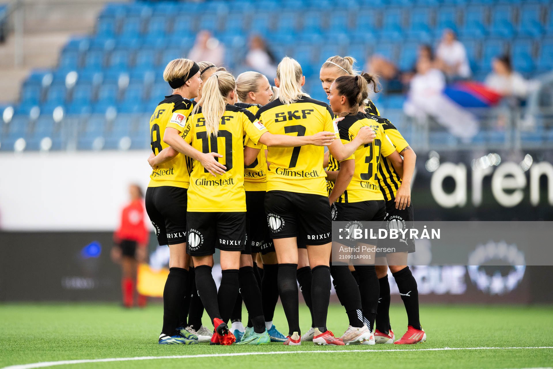 Players of Häcken celebrate