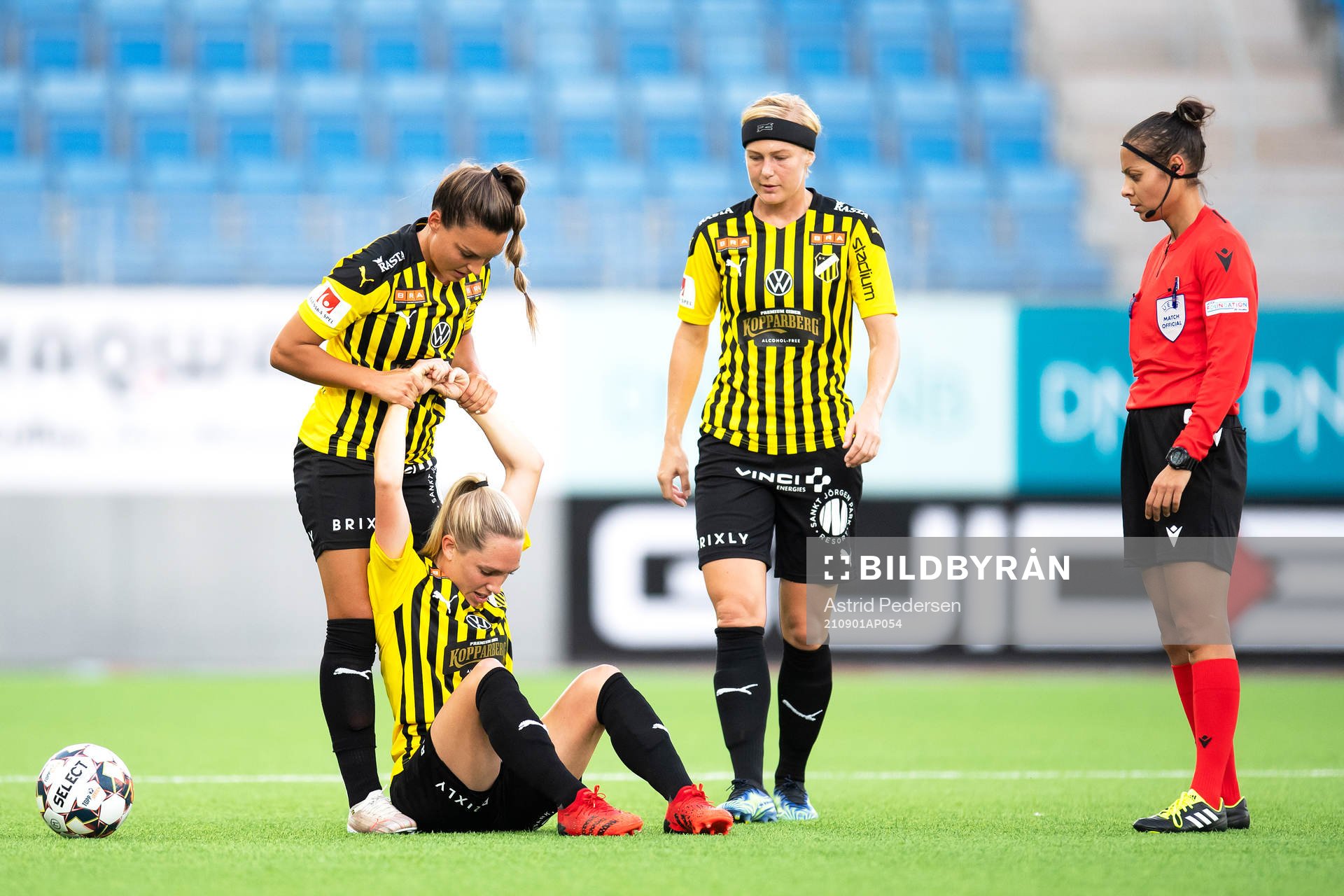 Johanna Rytting Kaneryd, Elin Rubensson and Luna Nörgaard