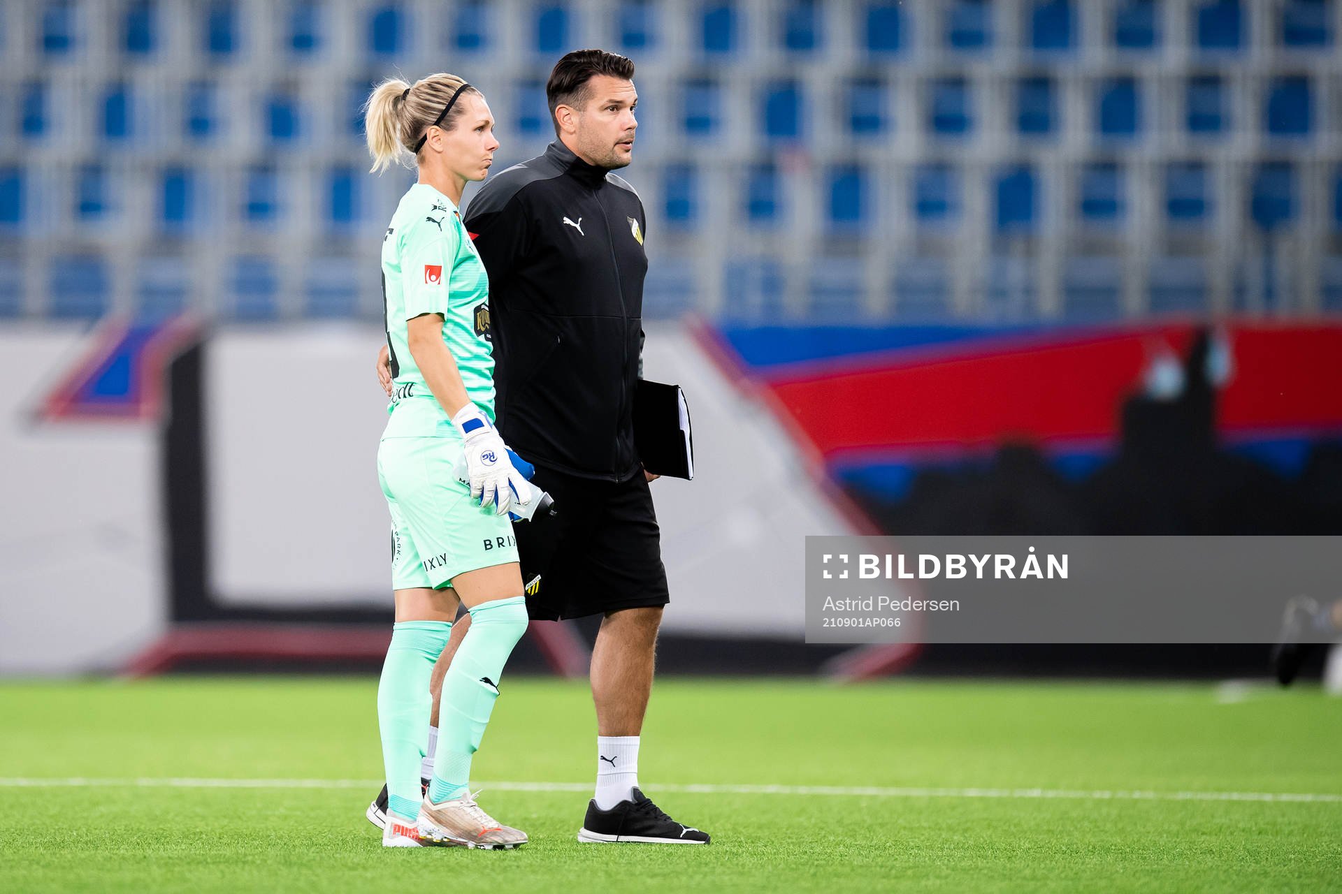 Goalkeeper Jennifer Falk  of Häcken