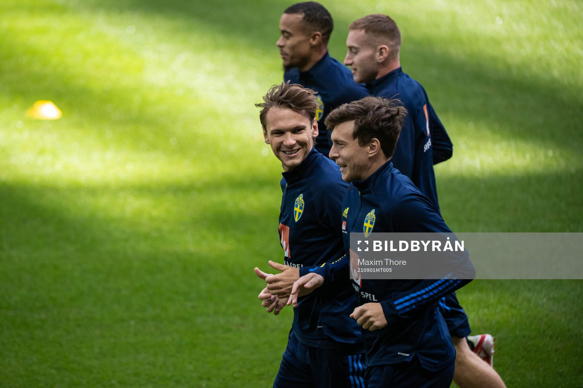 Albin Ekdal and Victor Nilsson Lindelöf of the Swedish