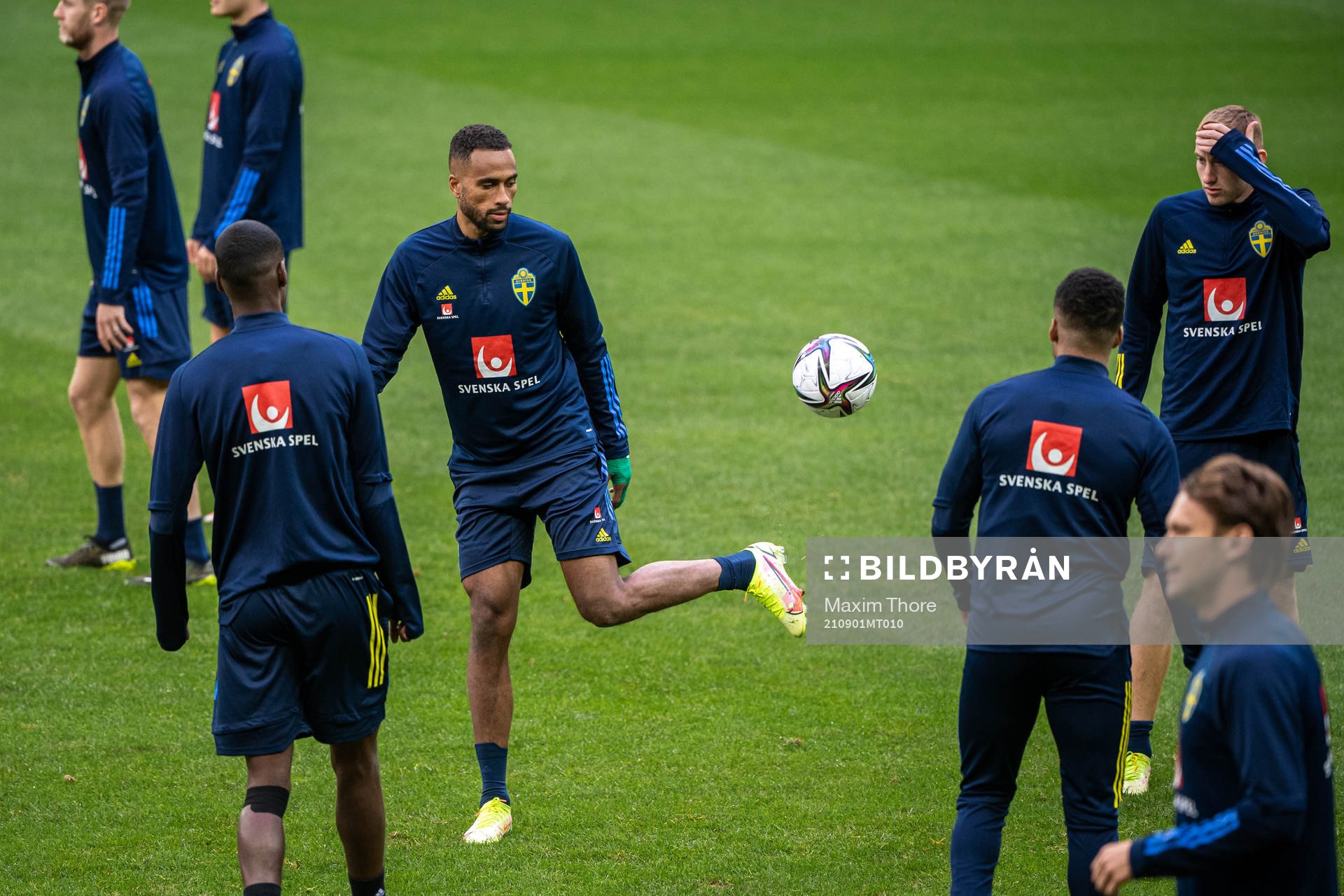 Isaac Kiese Thelin of the Swedish national team