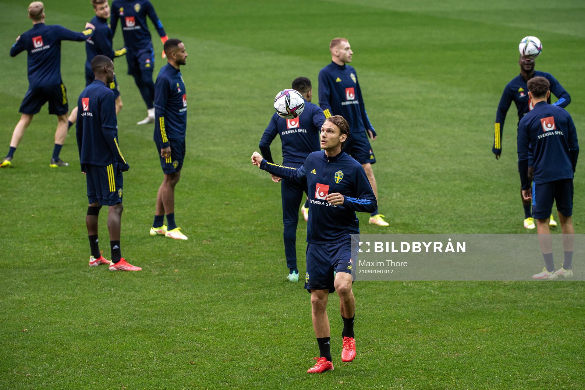 Albin Ekdal of the Swedish national team