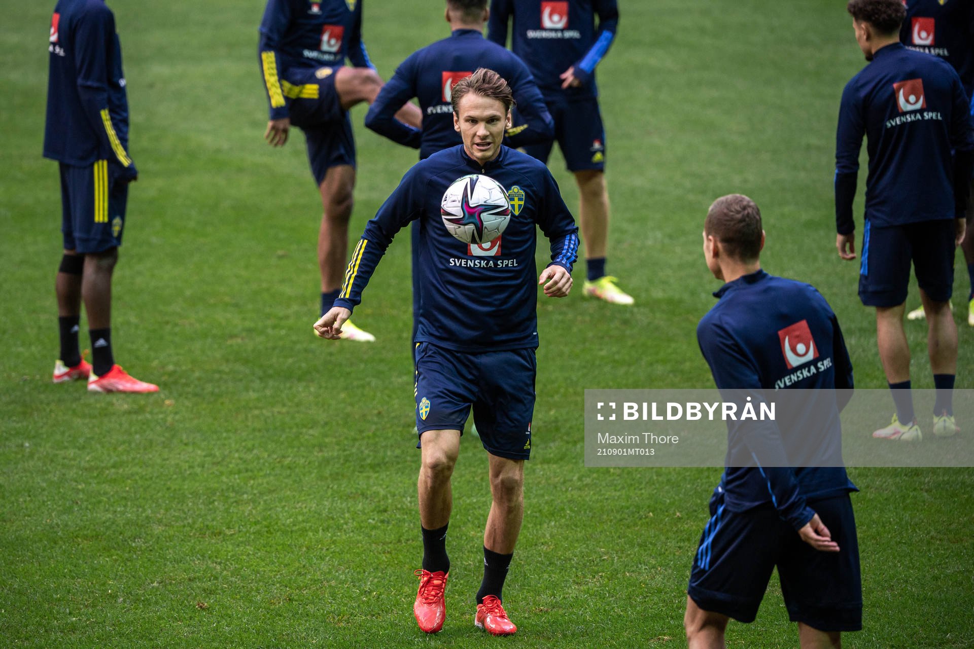 Albin Ekdal of the Swedish national team