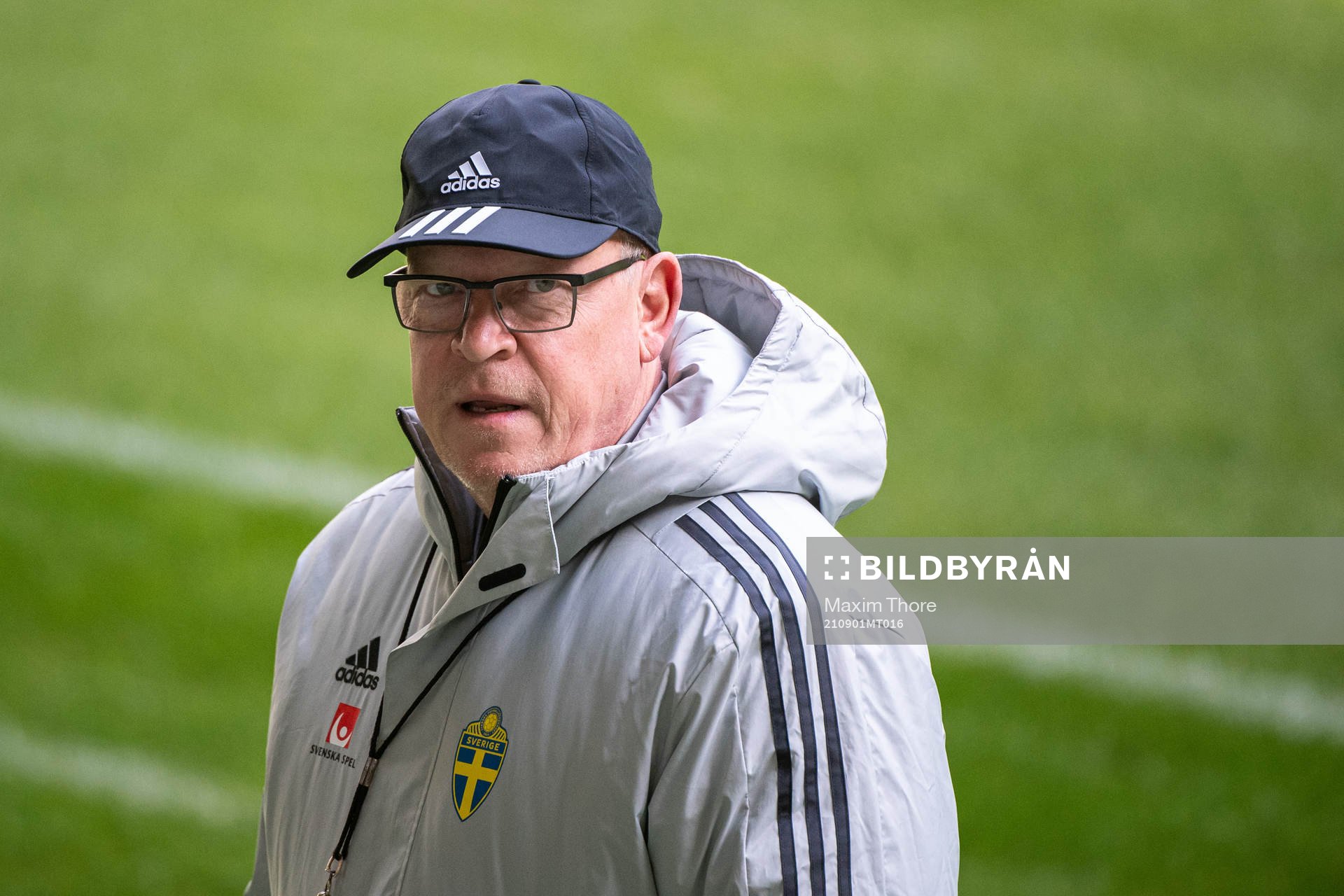 Head coach Janne Andersson of the Swedish national team