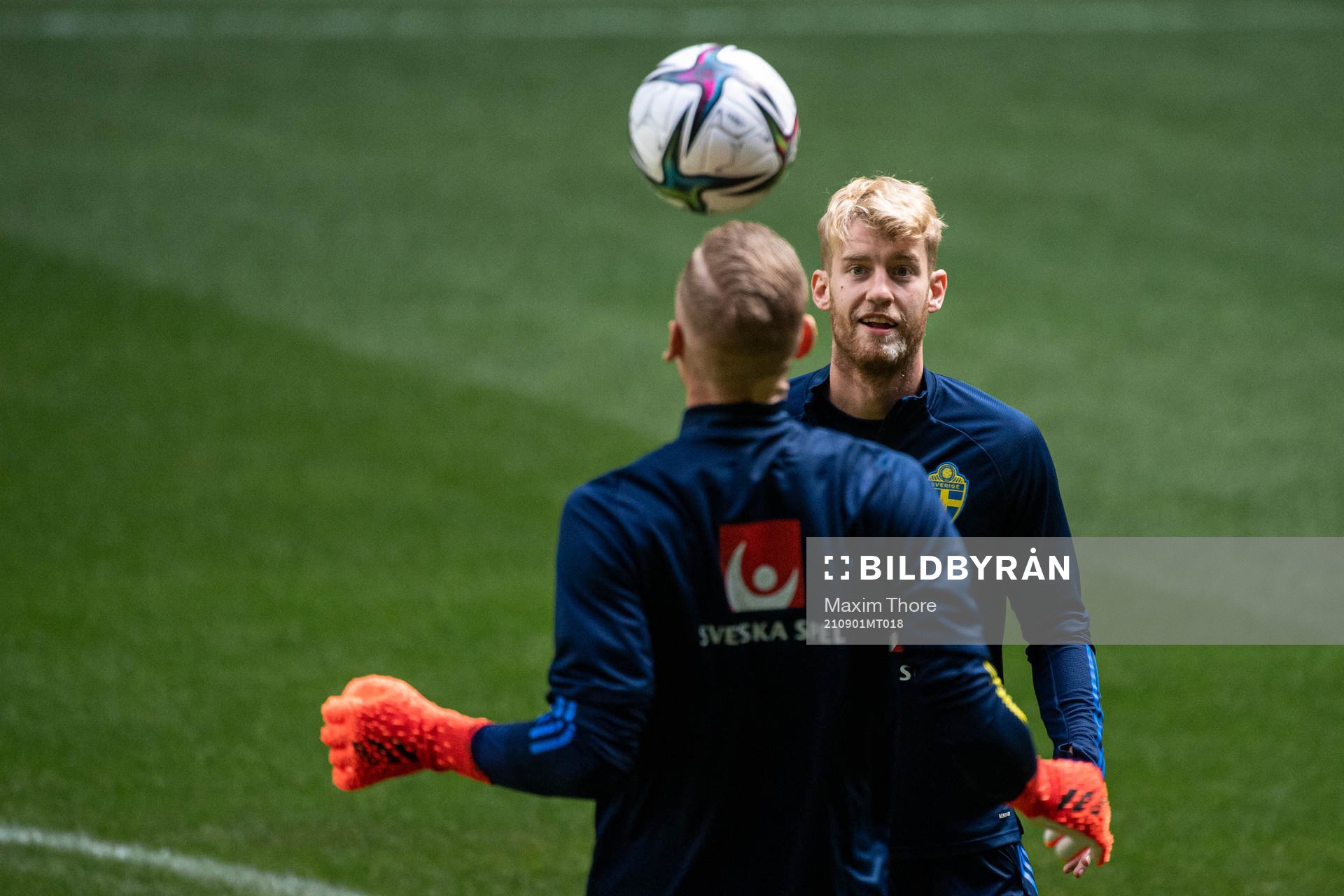 Filip Helander of the Swedish national team