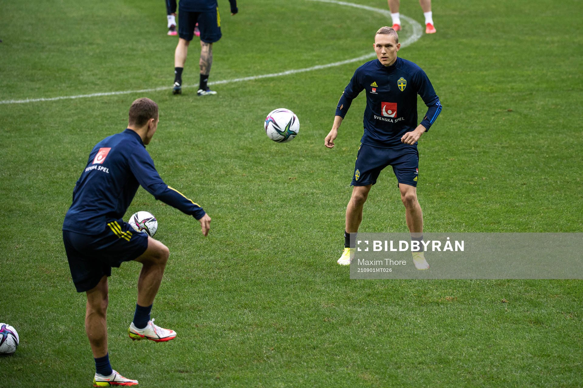 Ludwig Augustinsson of the Swedish national team