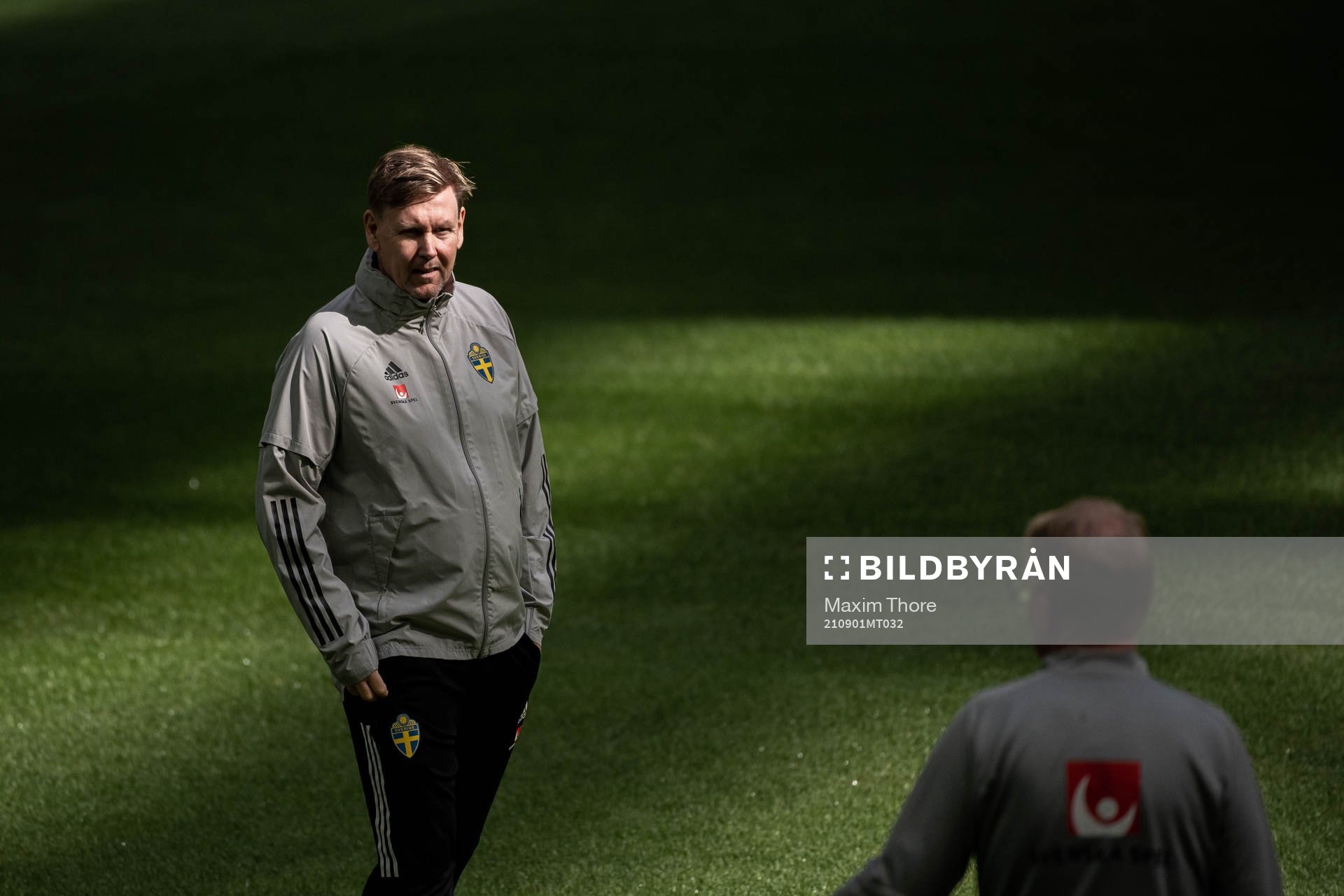 Assistant coach Peter Wettergren of the Swedish national
