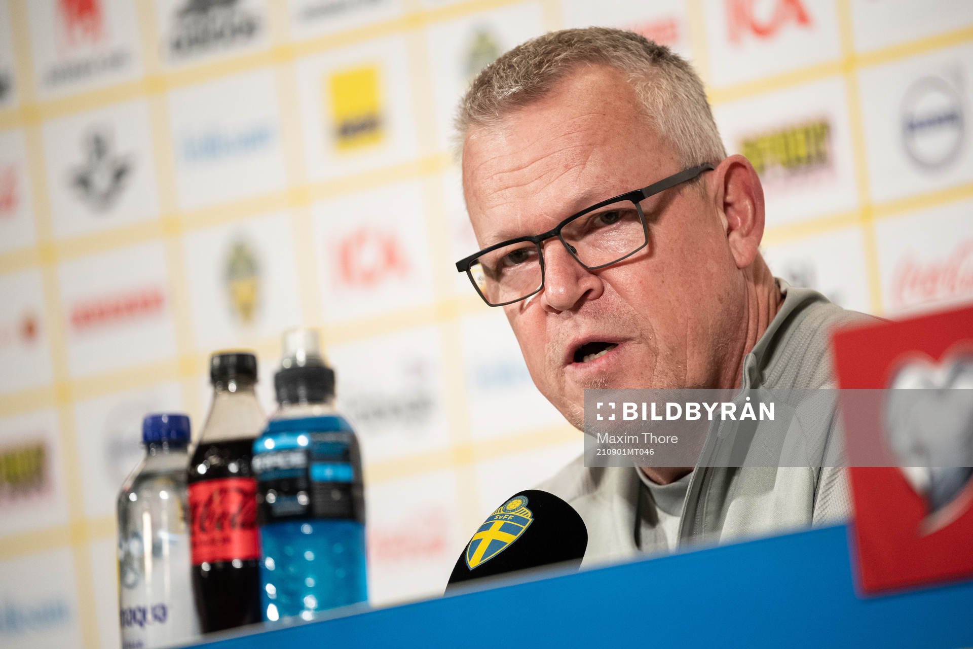 Head coach Janne Andersson of the Swedish national team
