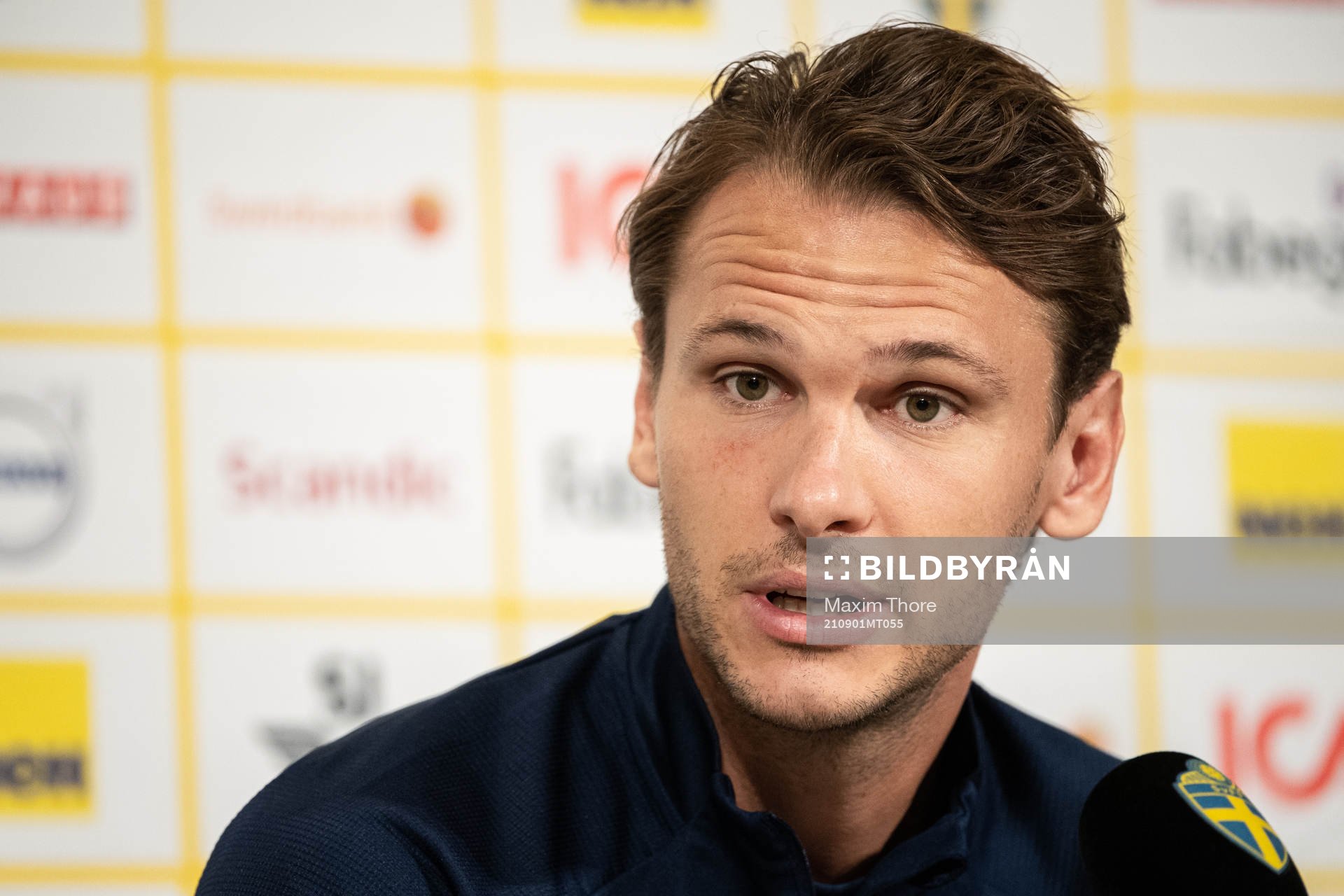Albin Ekdal of the Swedish national team