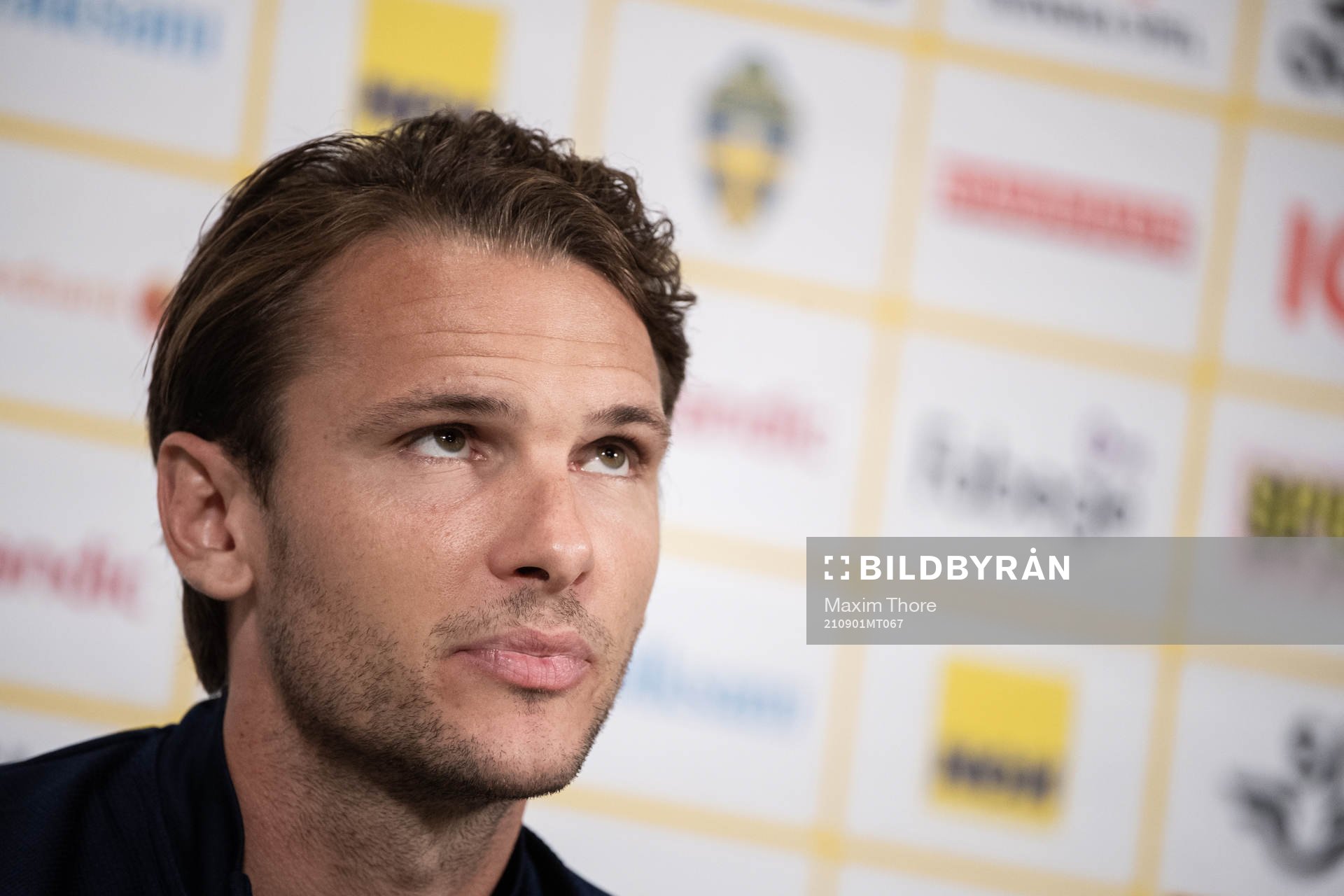 Albin Ekdal of the Swedish national team