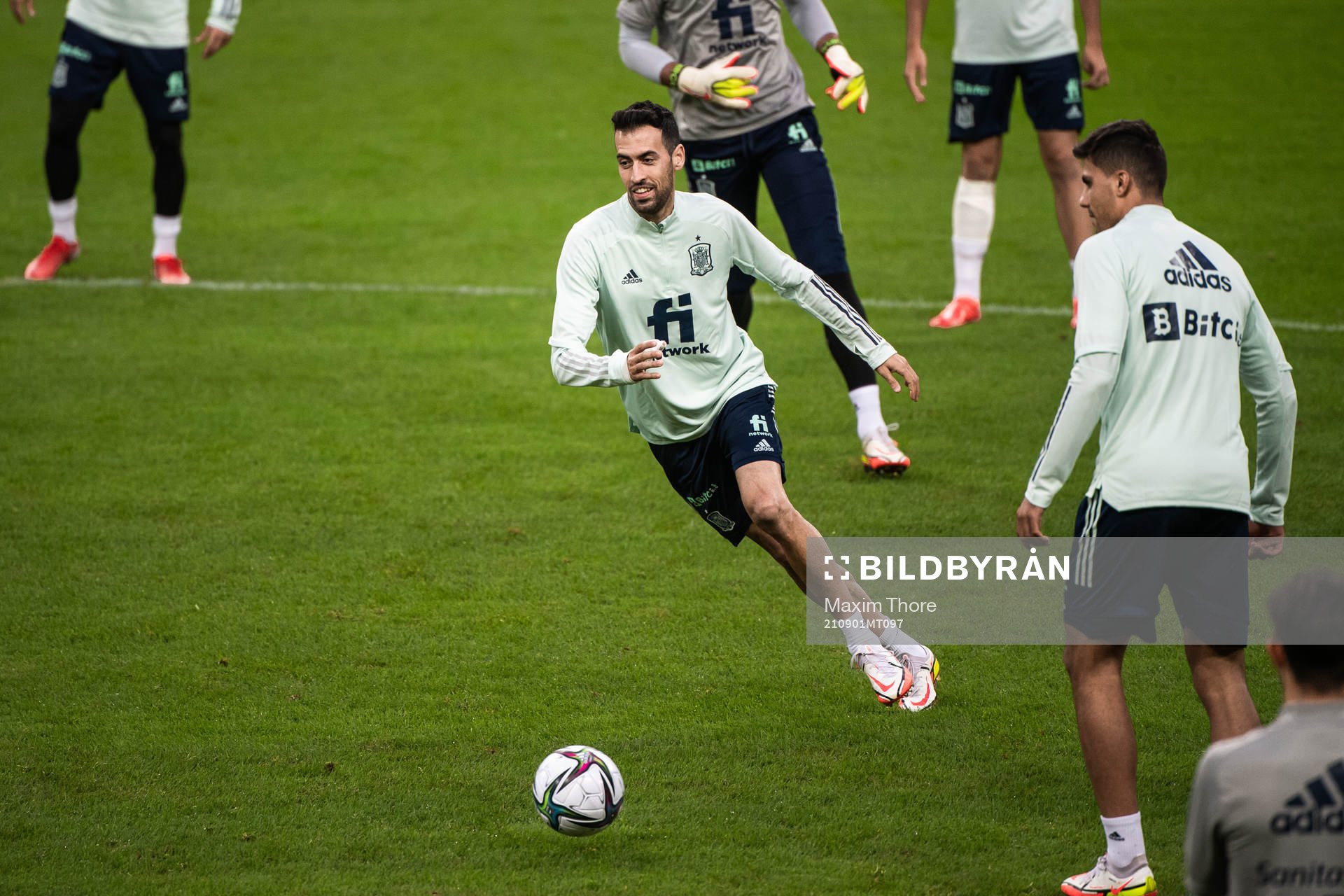 Sergio Busquets of the Spanish national football team