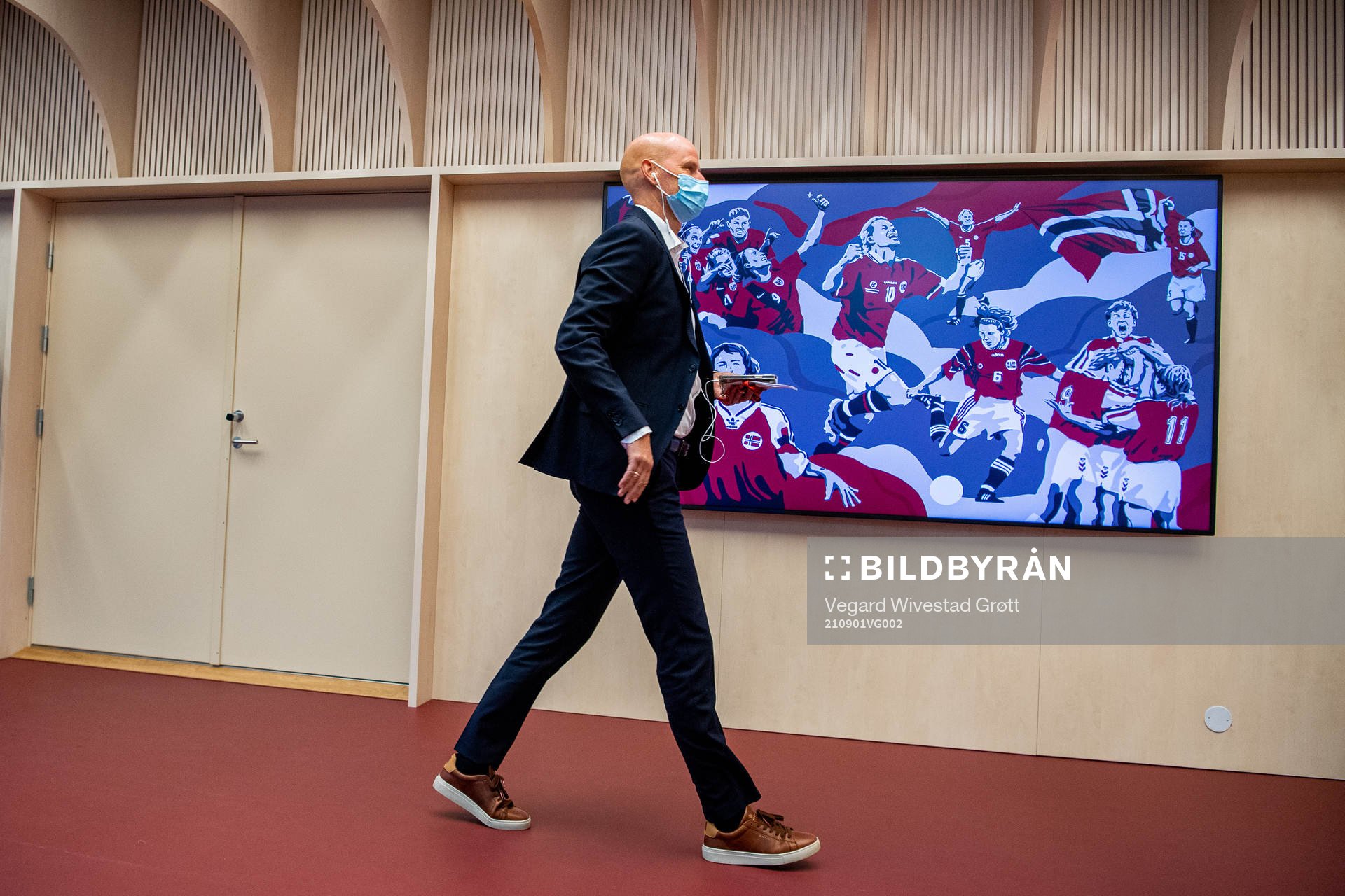 Ståle Solbakken, head coach of Norway