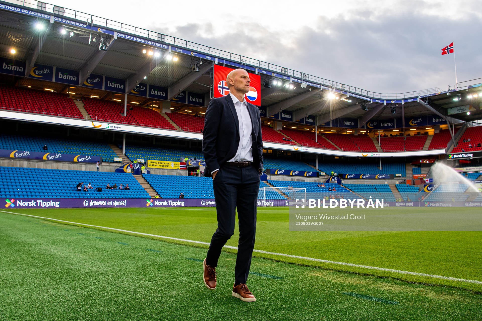 Ståle Solbakken, head coach of Norway