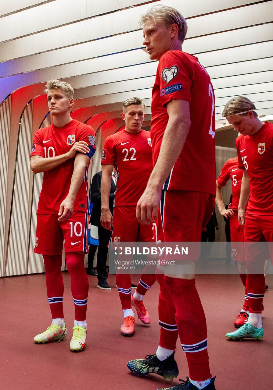 Martin Ødegaard, Marcus Holmgren Pedersen and Morten