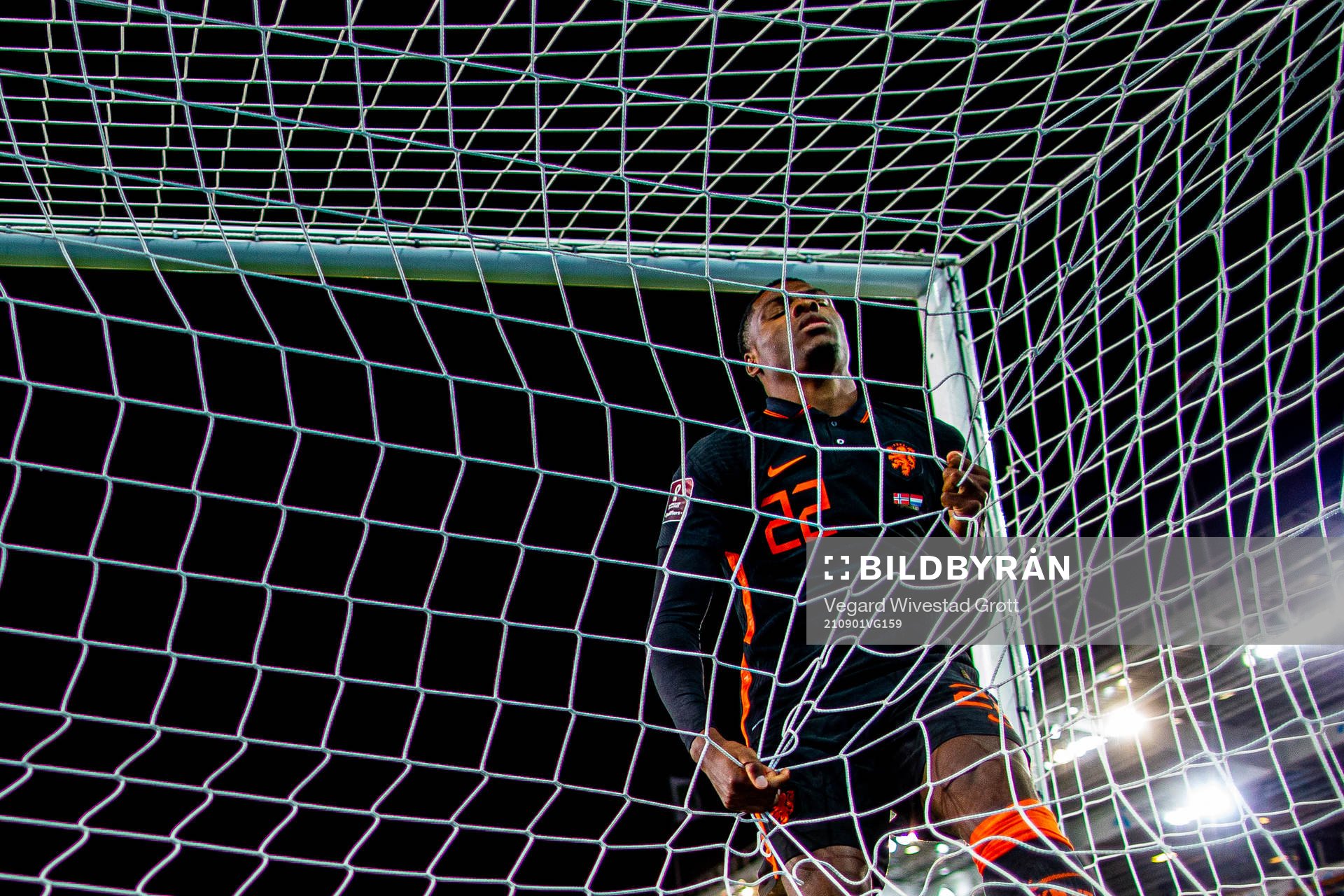 during the FIFA World Cup Qualifier football match between