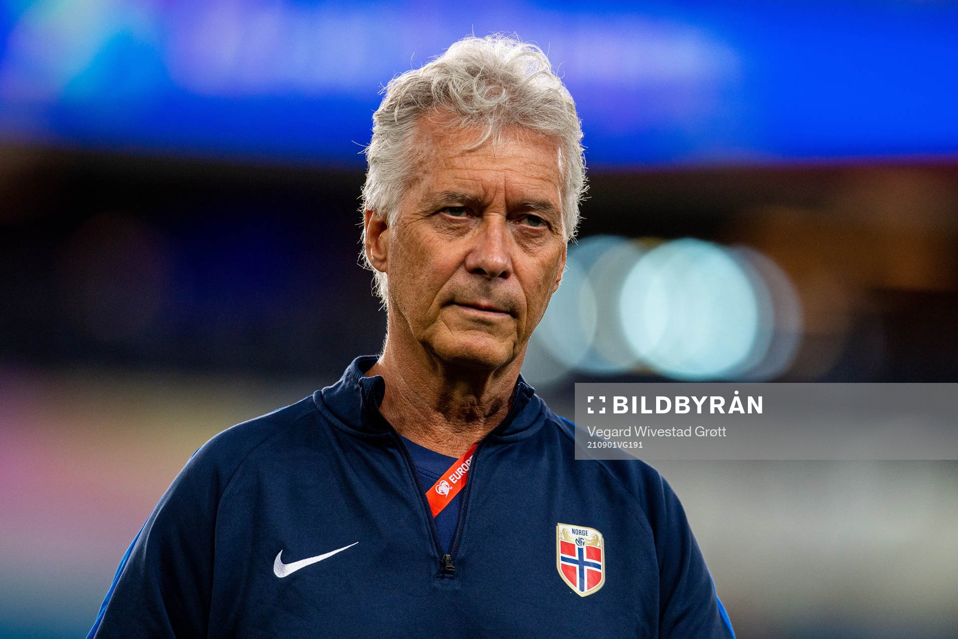 Ola Sand, doctor of Norway, ahead of the FIFA World Cup Qualifier football match between Norway and Netherlands on September 1, 2021 in Oslo.