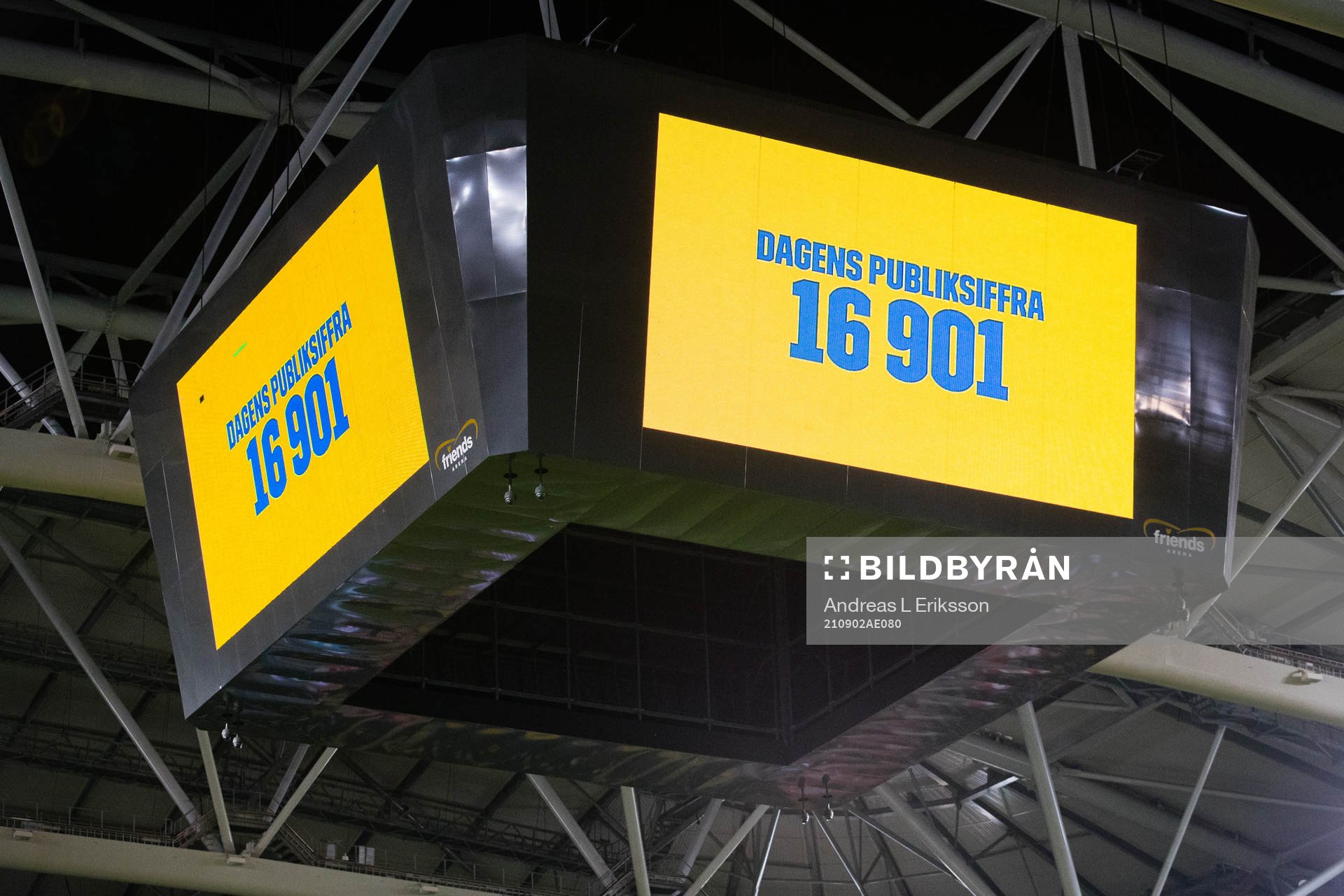 The number of spectators is presented