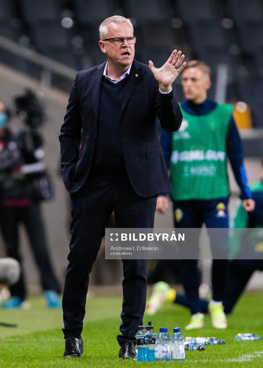 Head coach Janne Andersson of Sweden