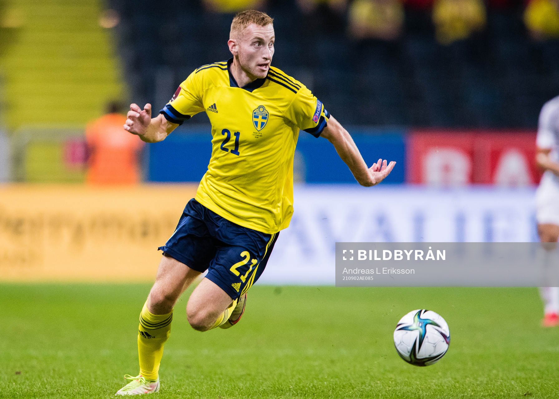 Dejan Kulusevski of Sweden