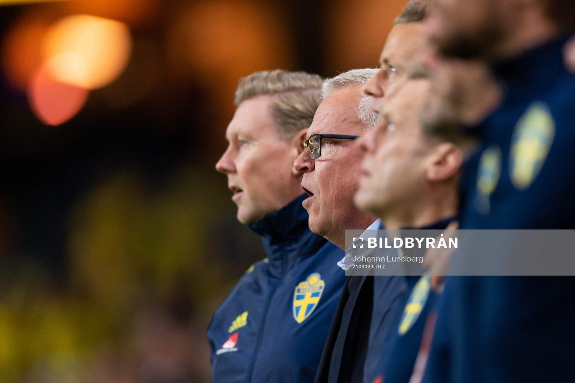 Head coach Janne Andersson of Sweden durinahead of the FIFA