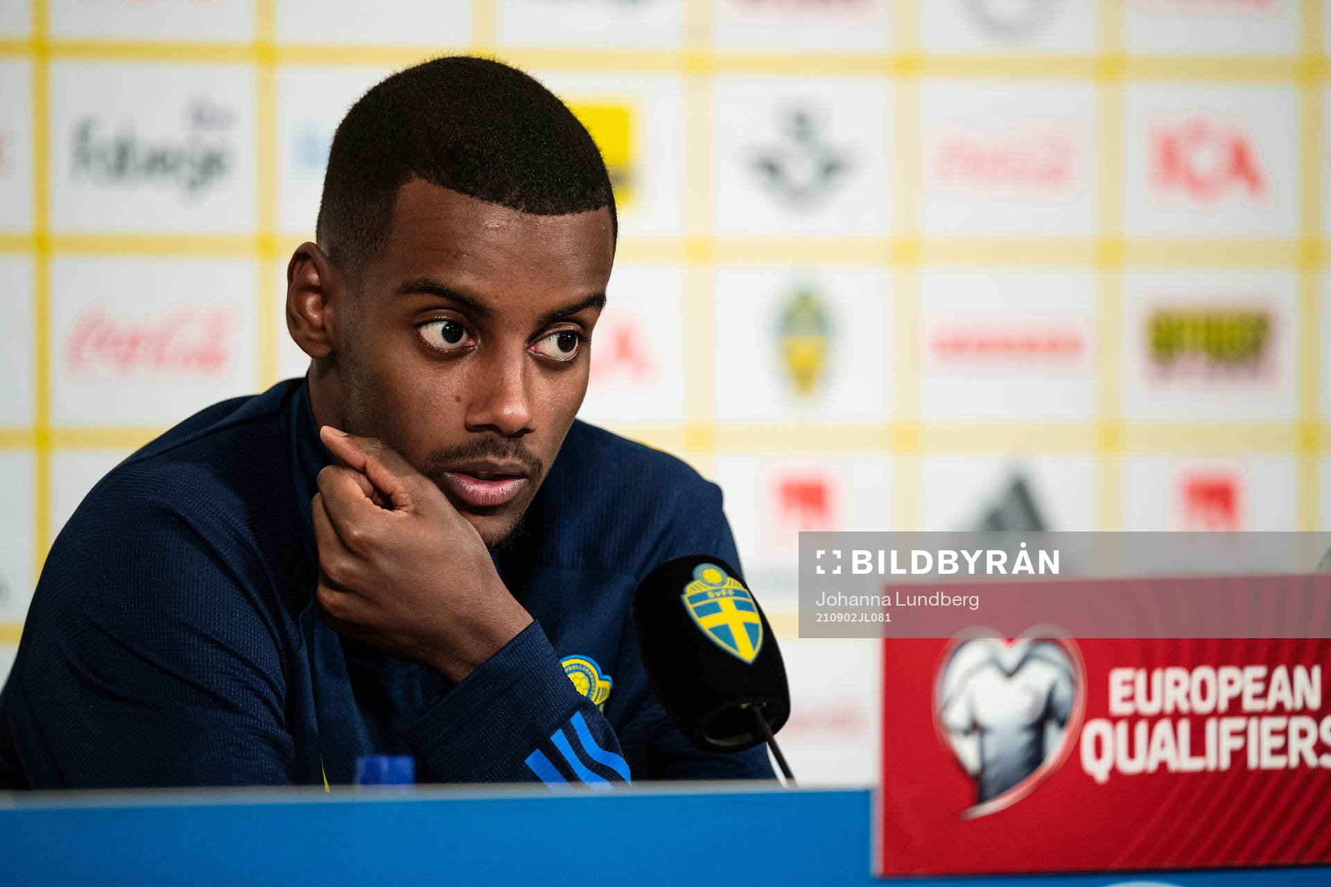 Alexander Isak of Sweden