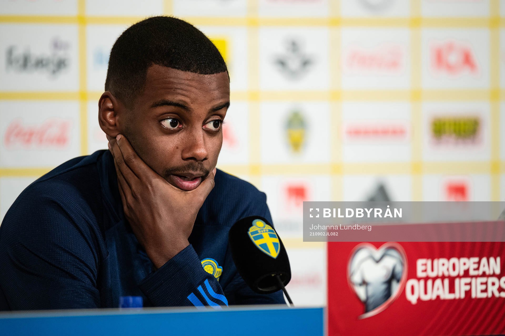Alexander Isak of Sweden