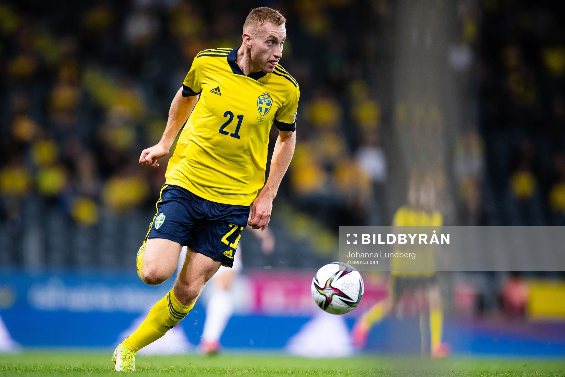 Dejan Kulusevski of Sweden