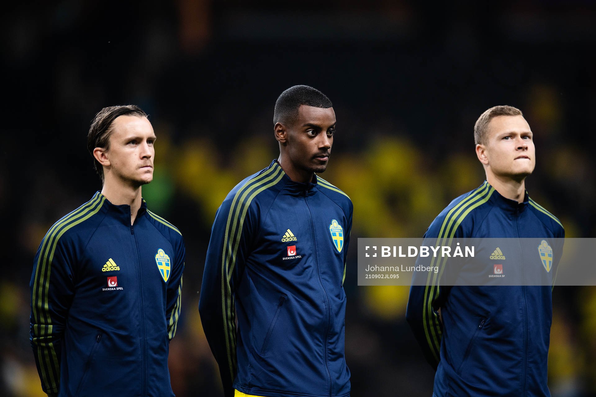 Kristoffer Olsson. Alexander Isak and Viktor Claesson of