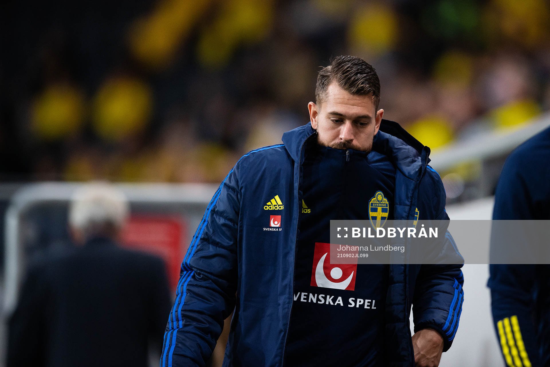 Goalkeeper Kristoffer Nordfeldt of Sweden