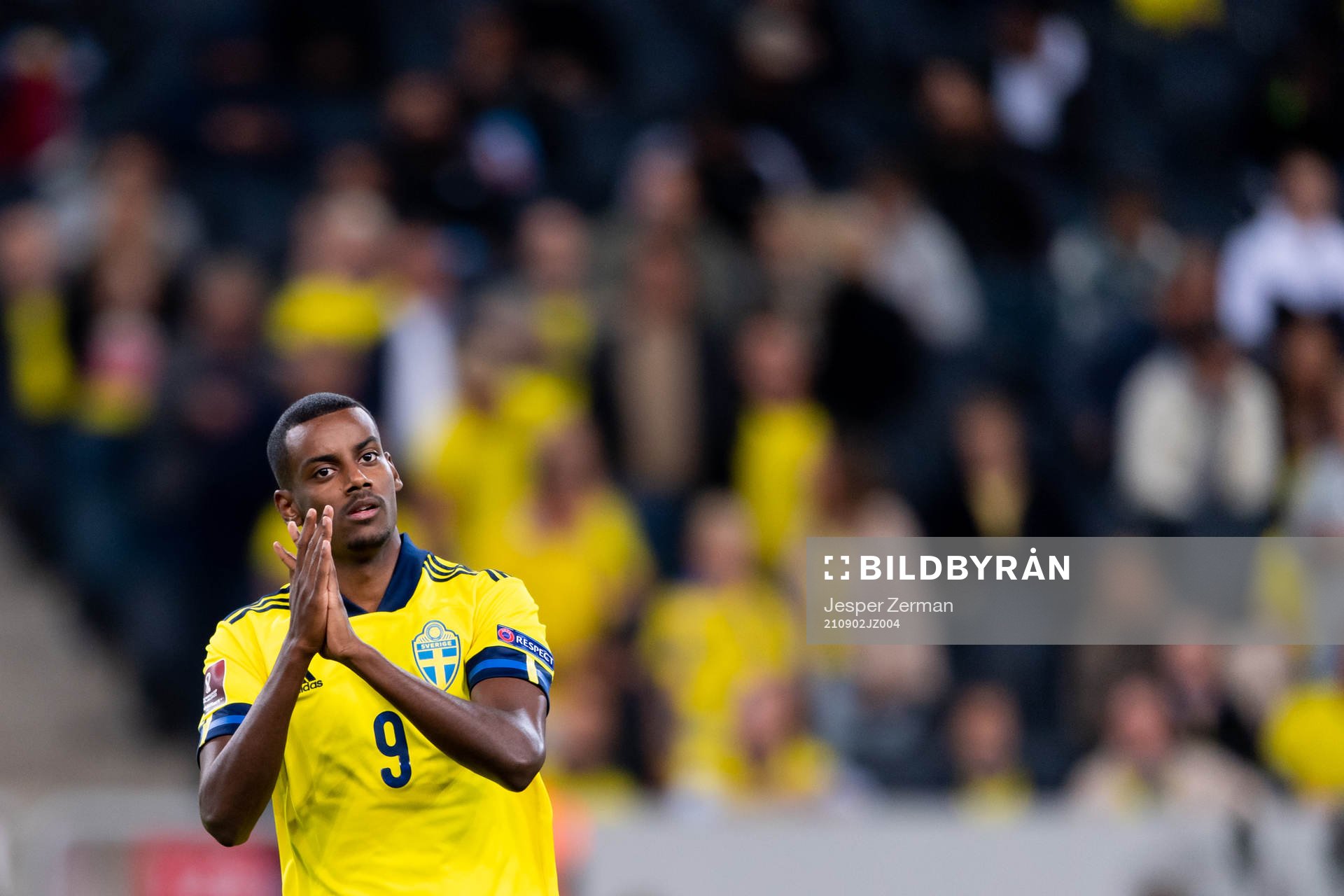 Alexander Isak of Sweden