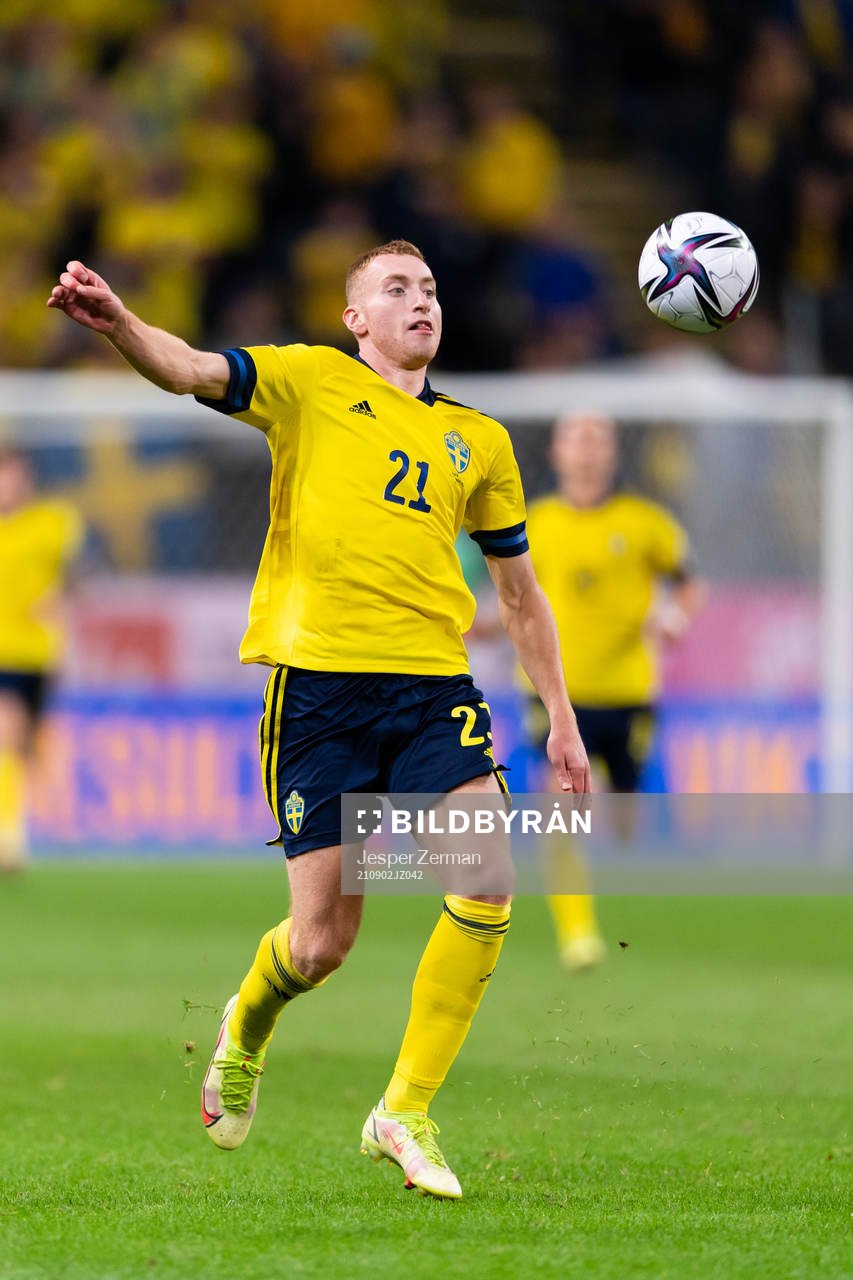 Dejan Kulusevski of Sweden