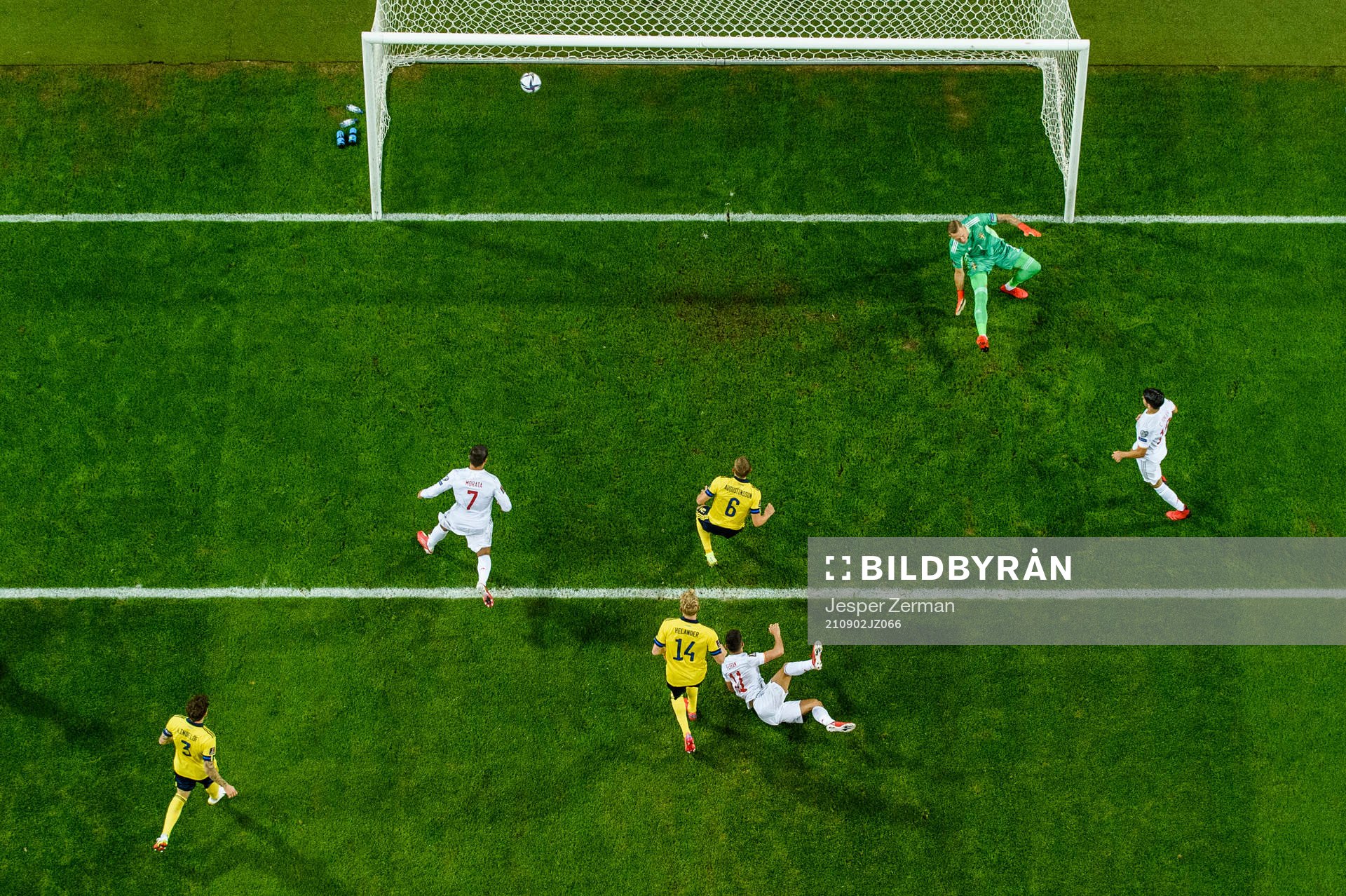 Carlos Soler of Spain scores 0-1