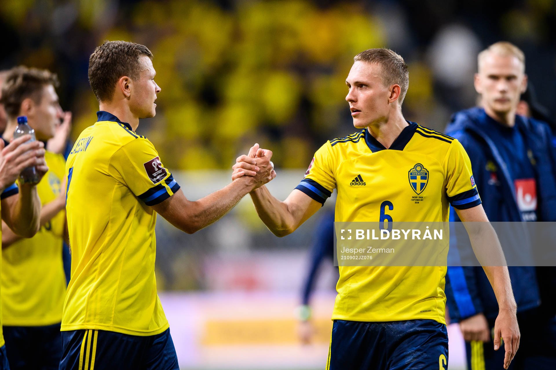 Viktor Claesson and Ludwig Augustinsson of Sweden