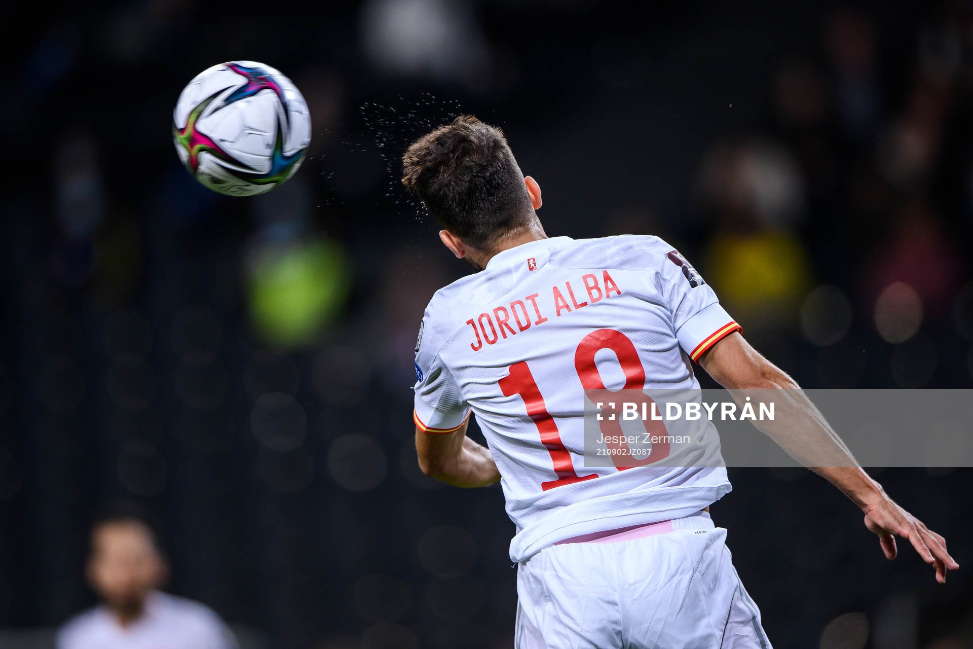 Jordi Alba of Spain