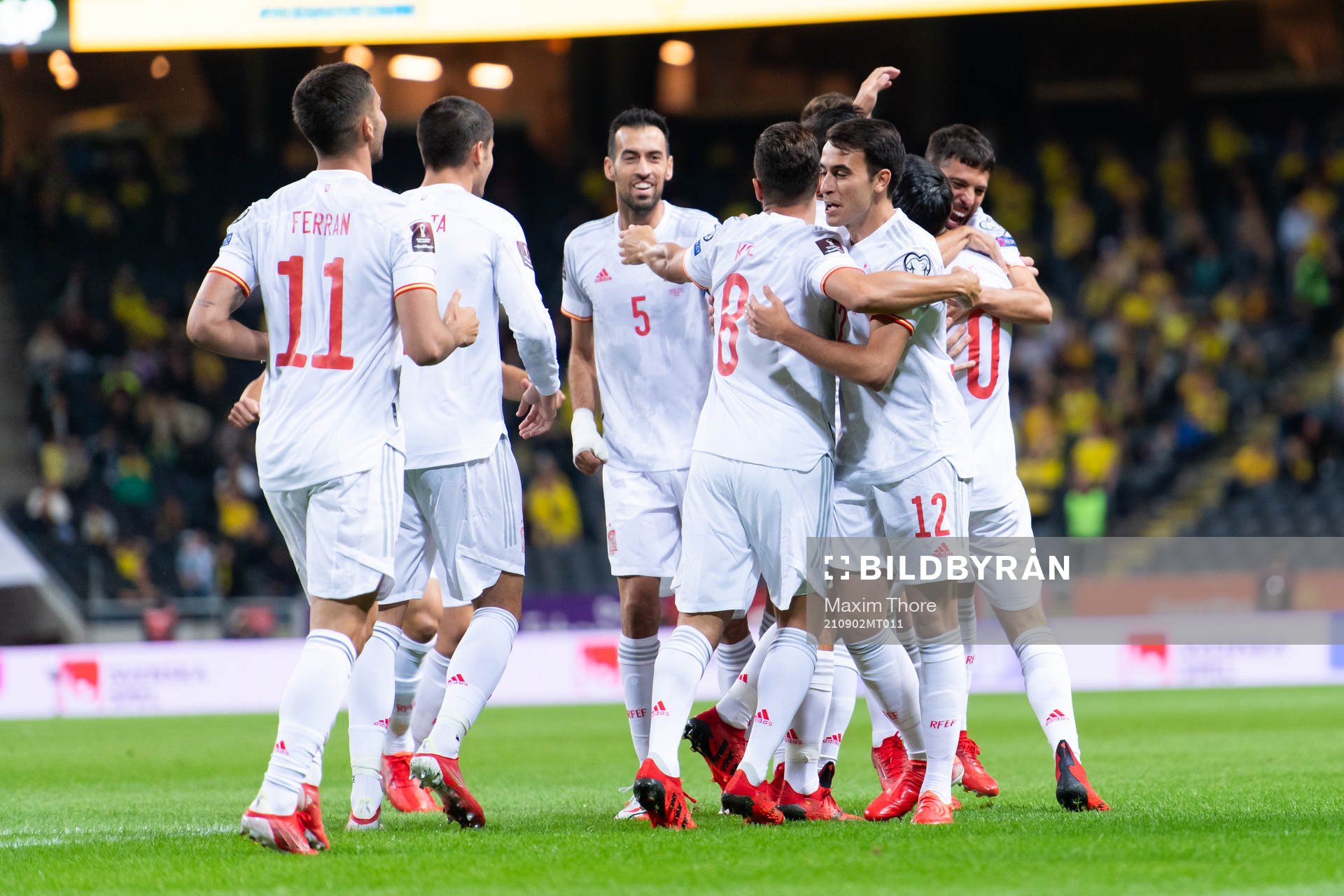 Carlos Soler of Spain celebrates