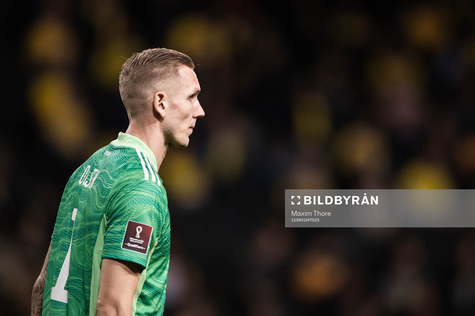 Goalkeeper Robin Olsen of Sweden