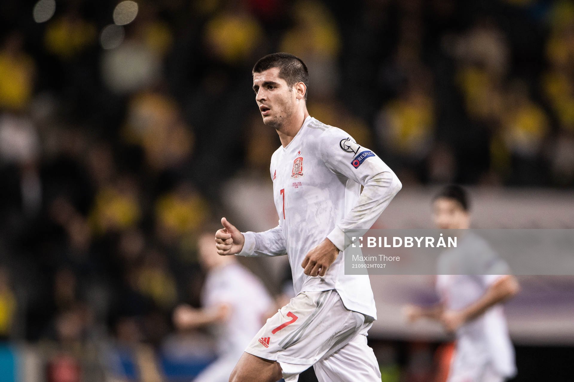 Alvaro Morata of Spain