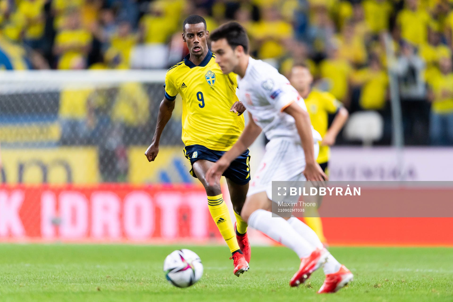 Alexander Isak of Sweden