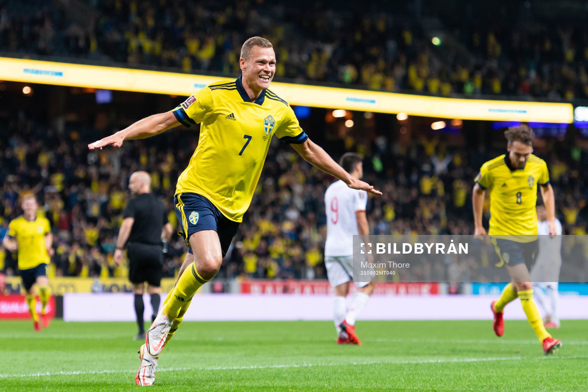 Viktor Claesson of Sweden celebrates