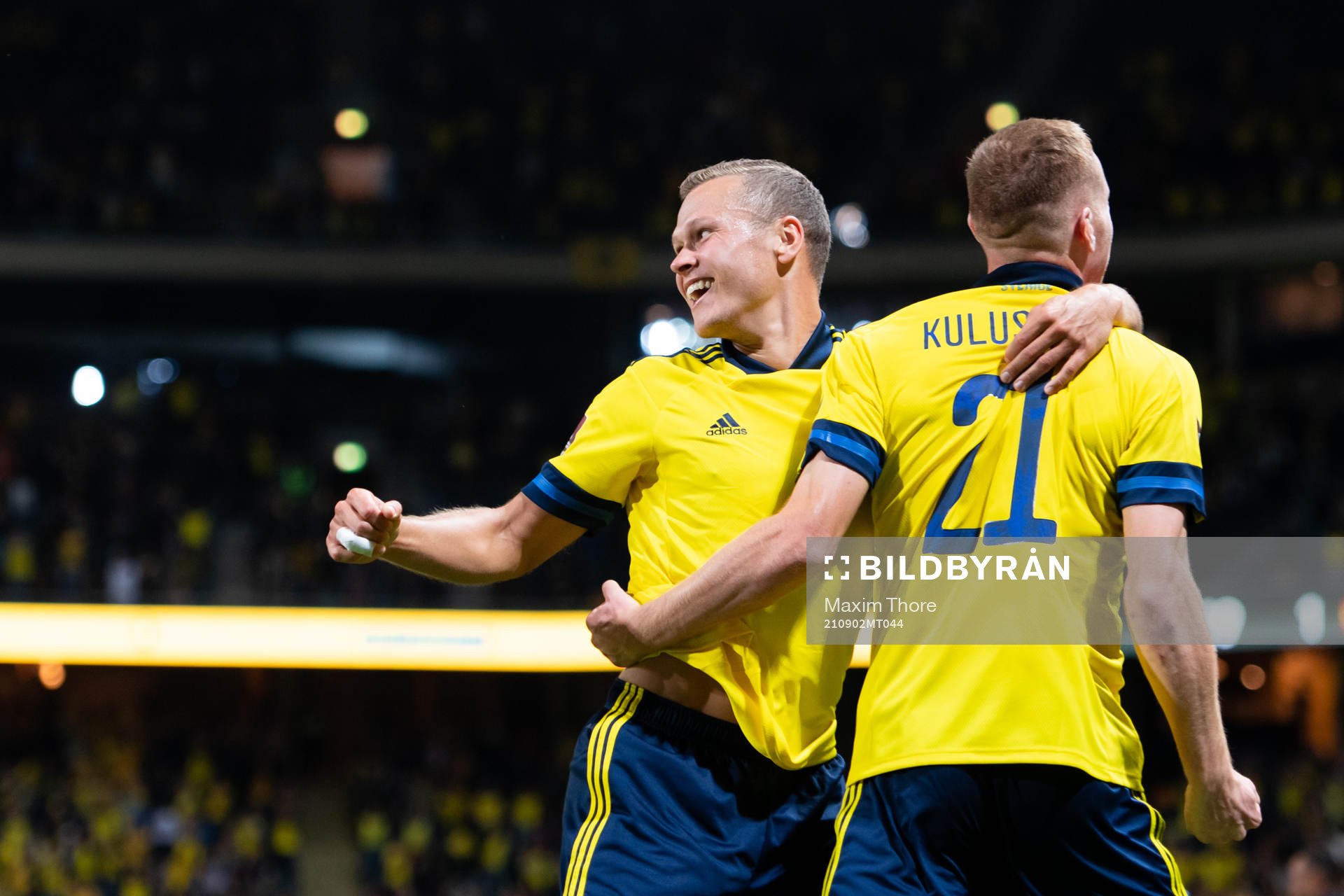 Viktor Claesson of Sweden celebrates
