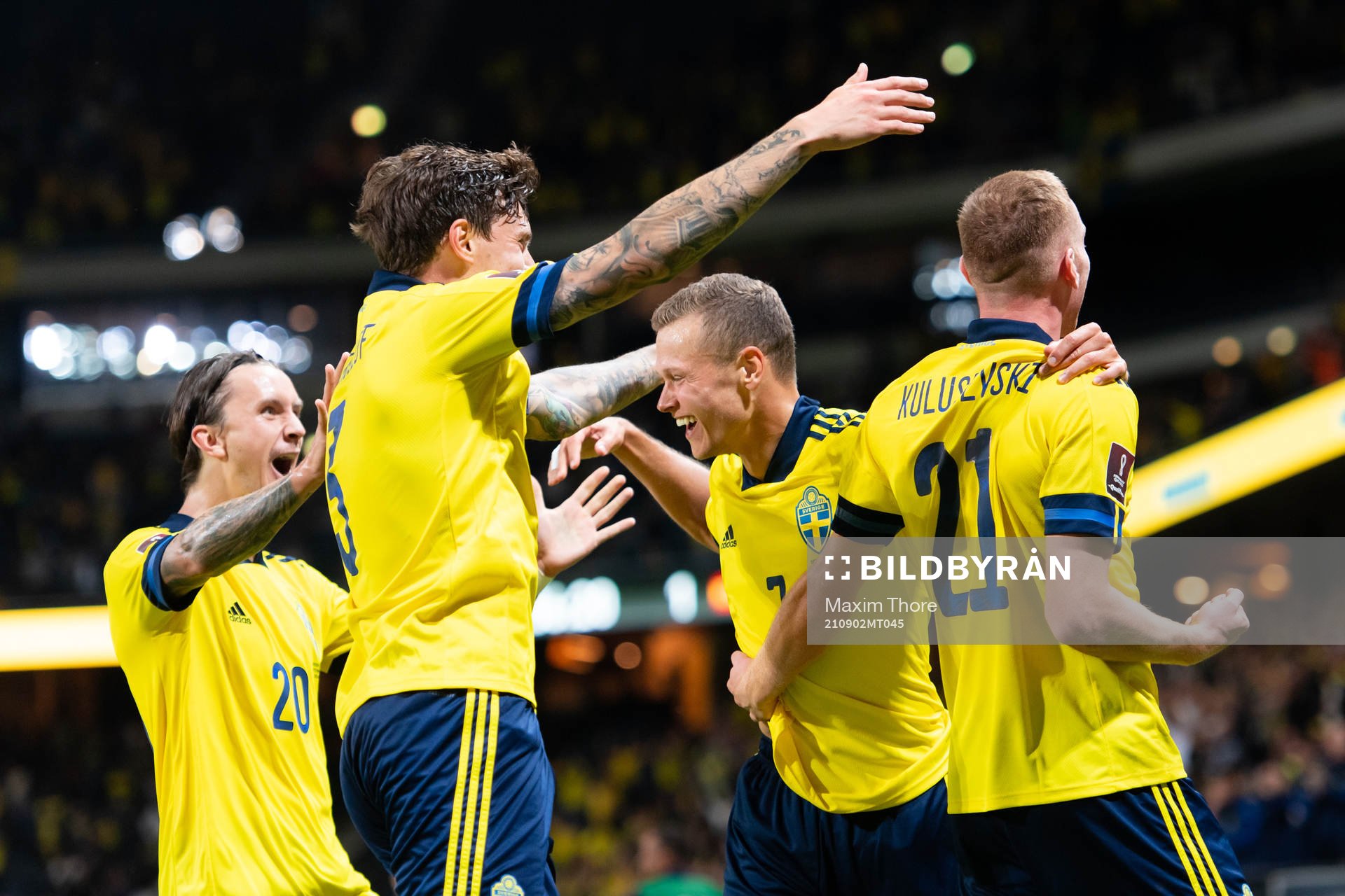 Viktor Claesson of Sweden celebrates